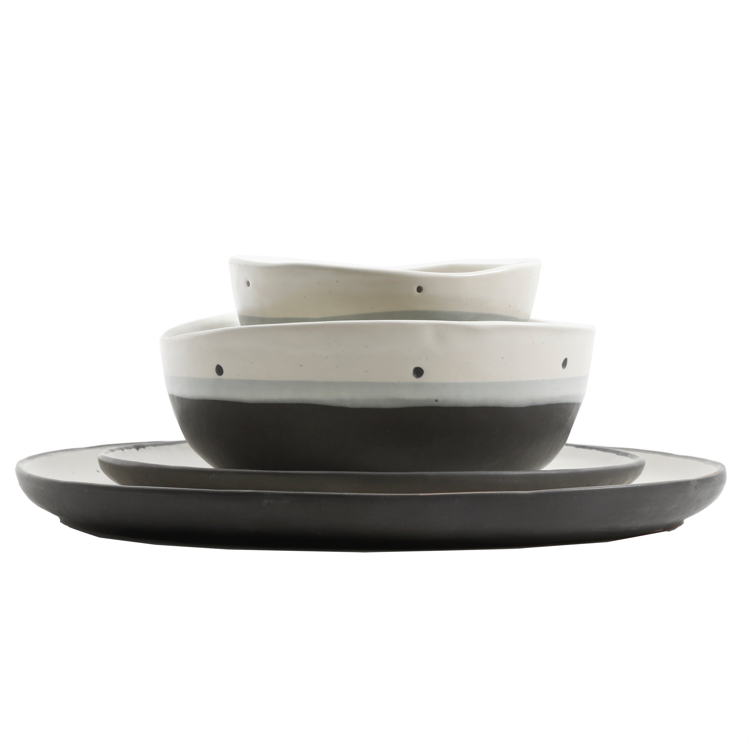 Gibson Elite Rhinebeck 16-Piece Double Bowl Reactive Stoneware Dinnerware Set - Image 7