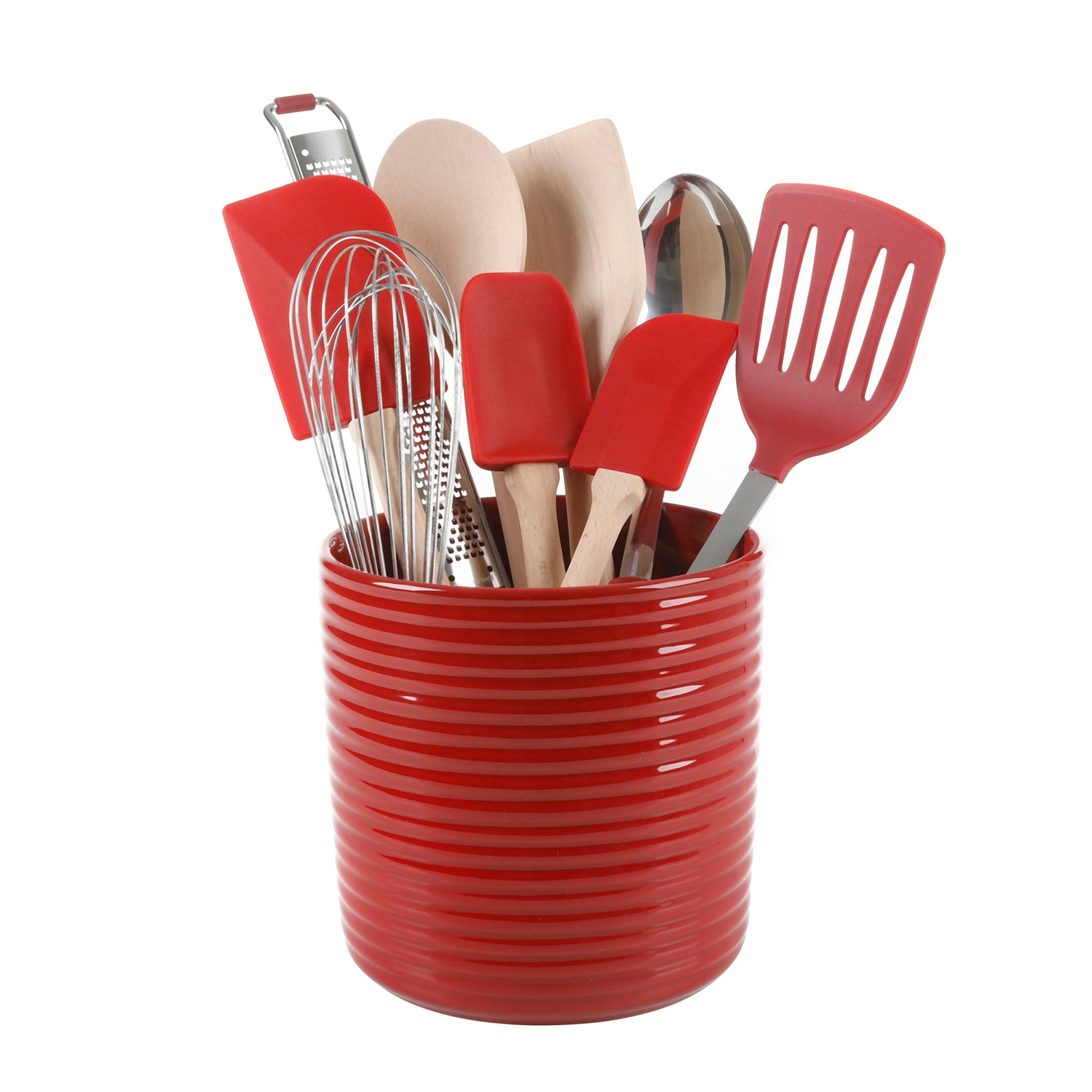 Martha Stewart 10-Piece Tools and Gadget Set w/ Ceramic Crock - Image 2