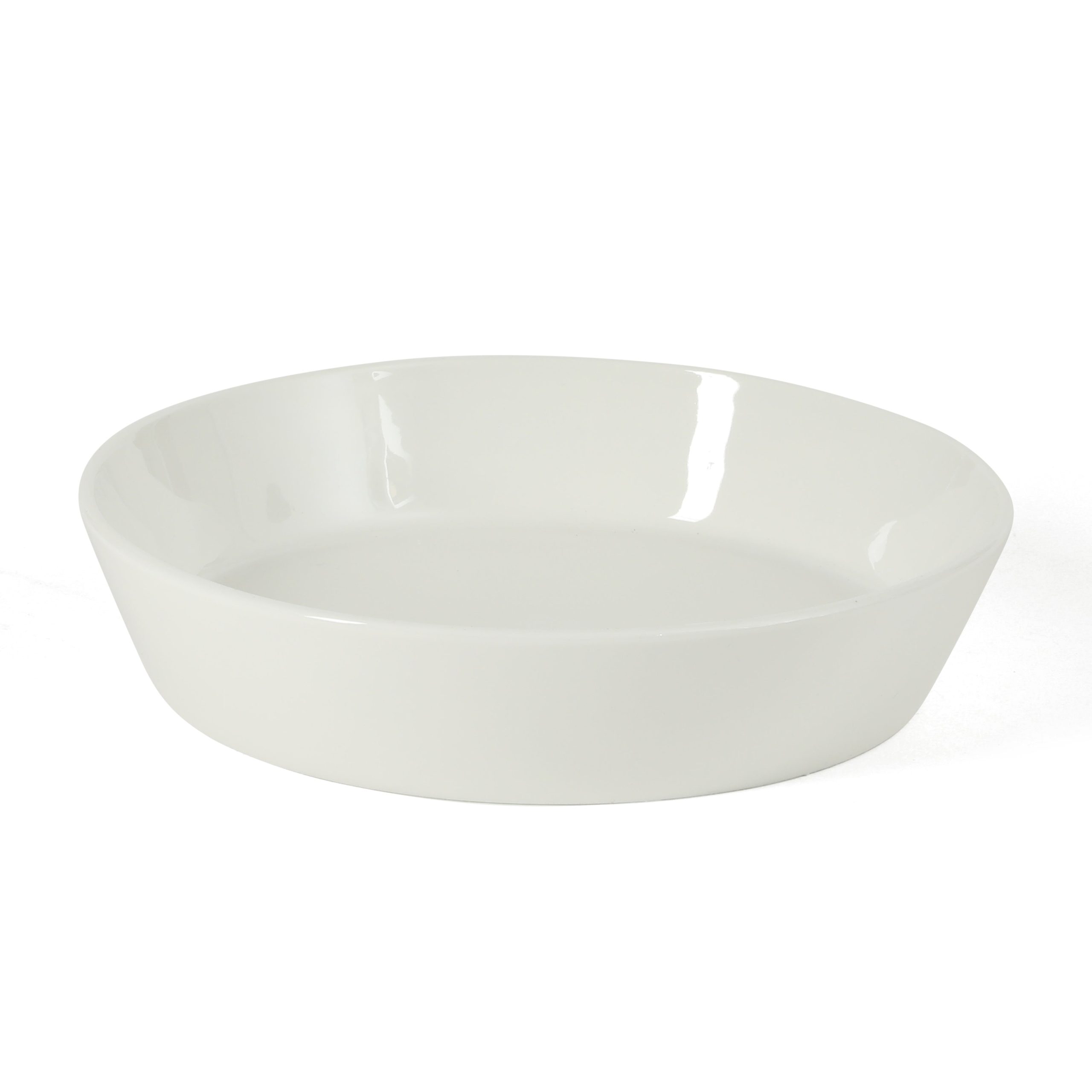 Martha Stewart Selma 6-Piece 41oz 8 Inch Large Pasta Bowls Porcelain Ceramic Chip and Scratch Resistant Shallow Salad Bowl, Serving Bowls, Soup Bowls Set, Dishwasher & Microwave Safe White - Image 5