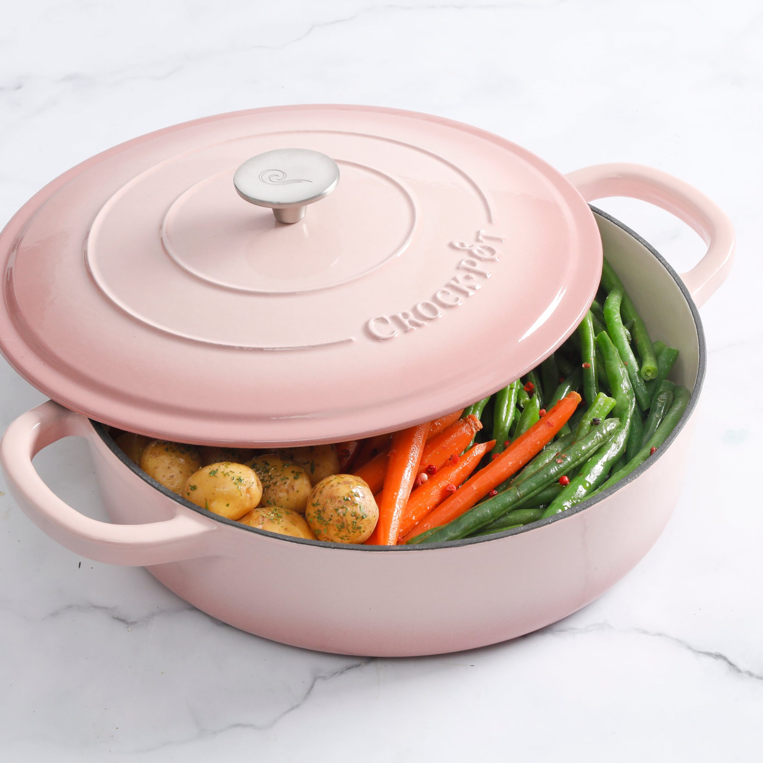 Crock Pot Artisan 5-Quart Enameled Cast Iron Braiser - Image 9
