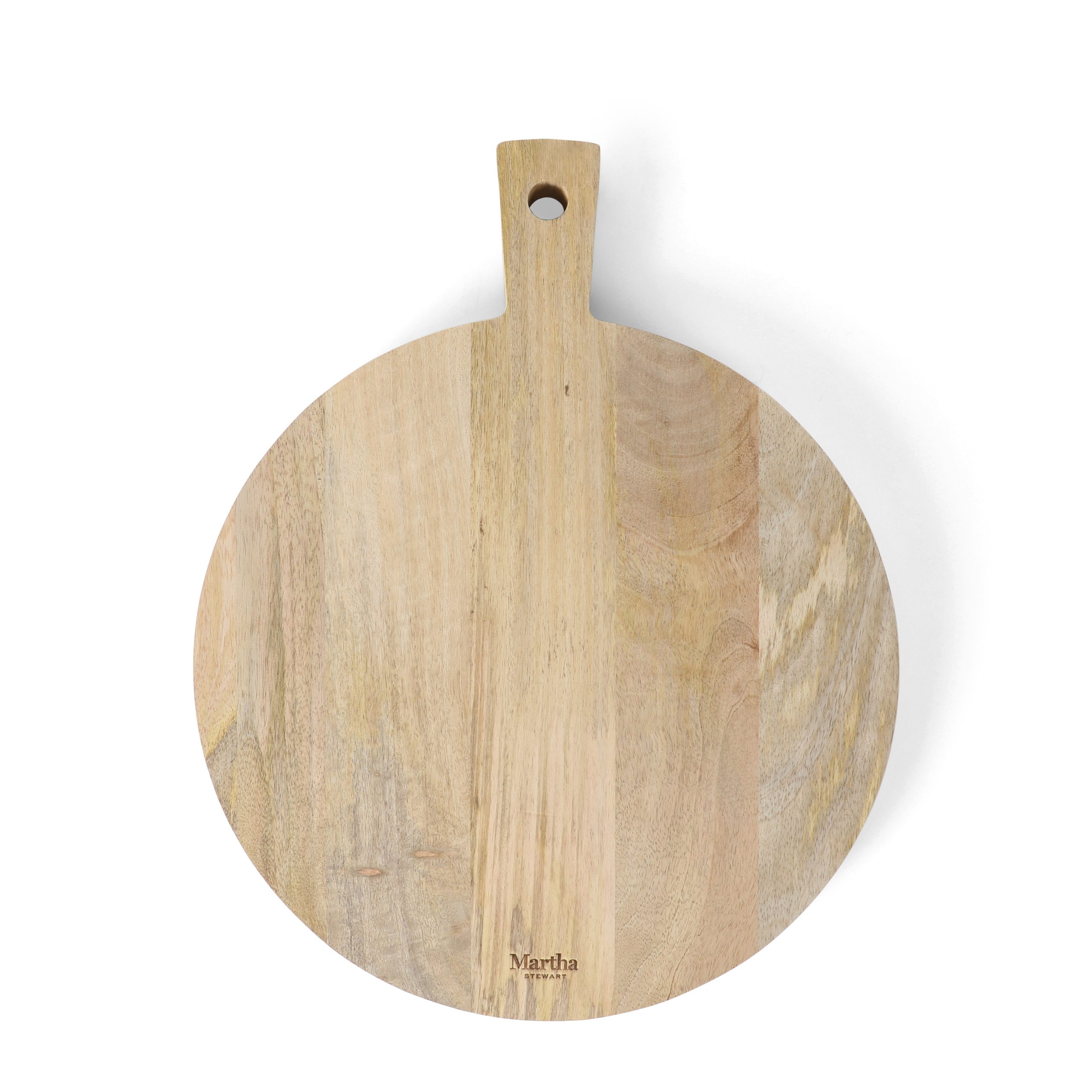 Martha Stewart Kindale Mango Wood Round Cutting Board - Image 2