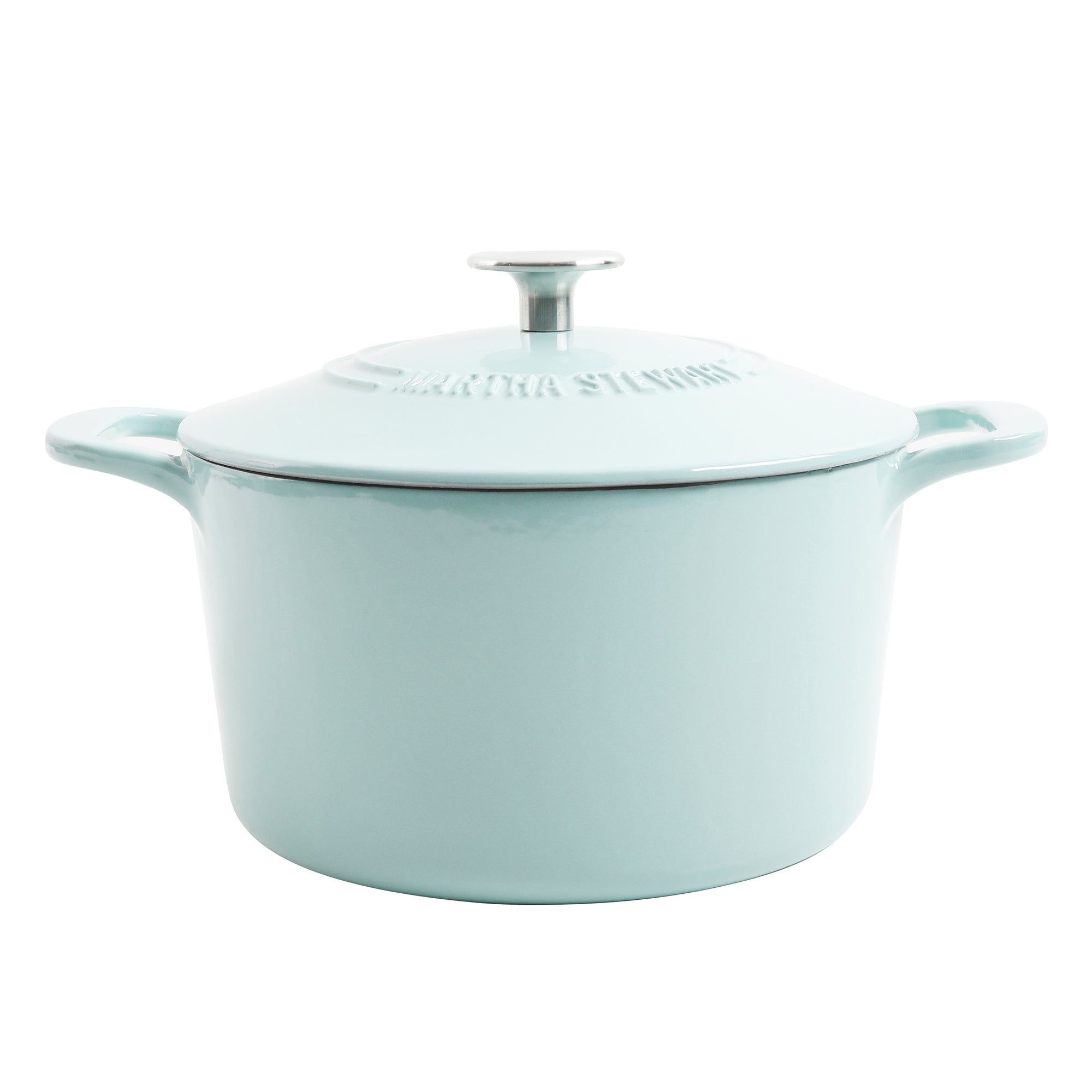 Martha Stewart Gatwick 7-Quart Enameled Cast Iron Dutch Oven - Image 7
