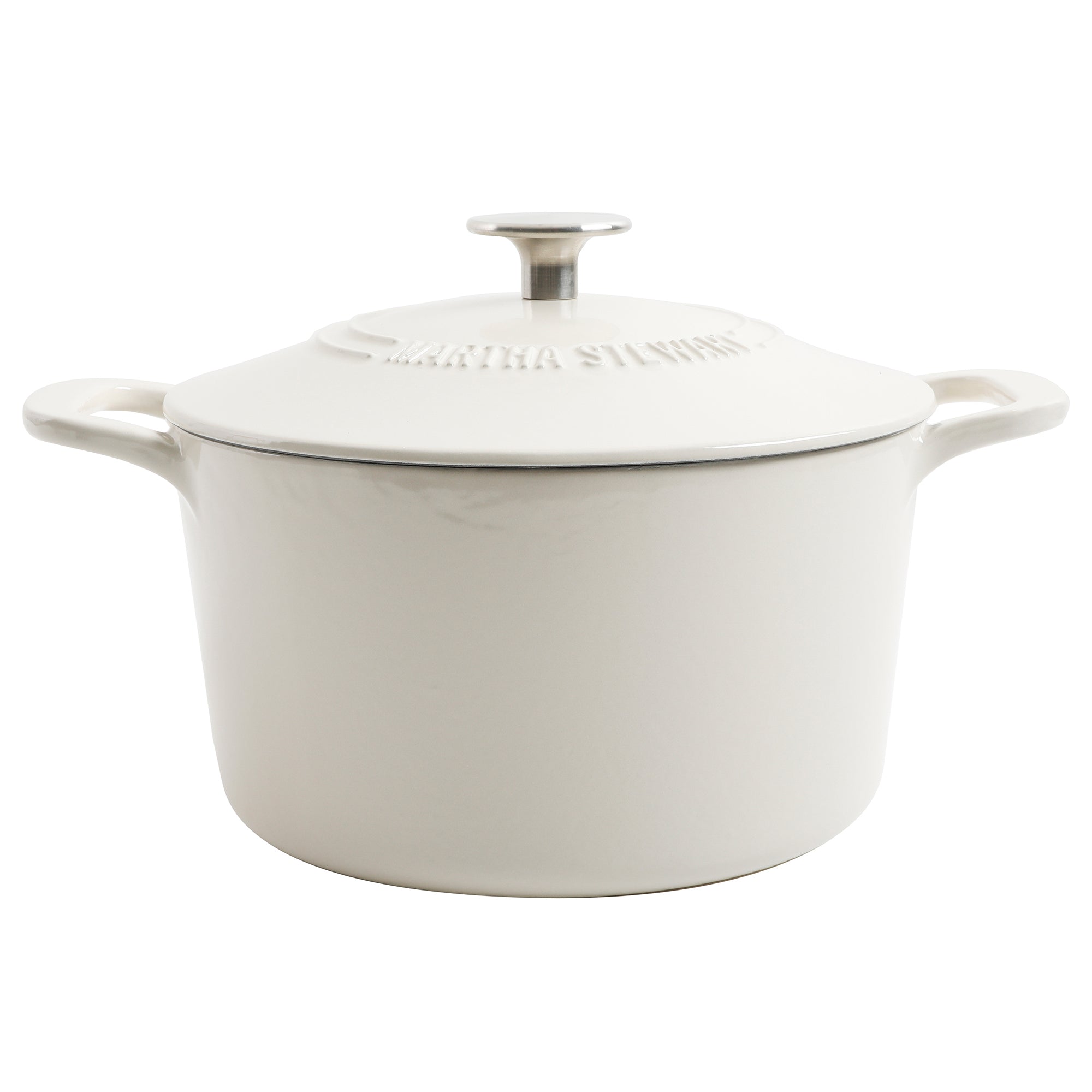 Martha Stewart Gatwick 7-Quart Enameled Cast Iron Dutch Oven - Image 6