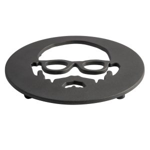 Babish Cast Iron 8-Inch Preseasoned Face Trivet