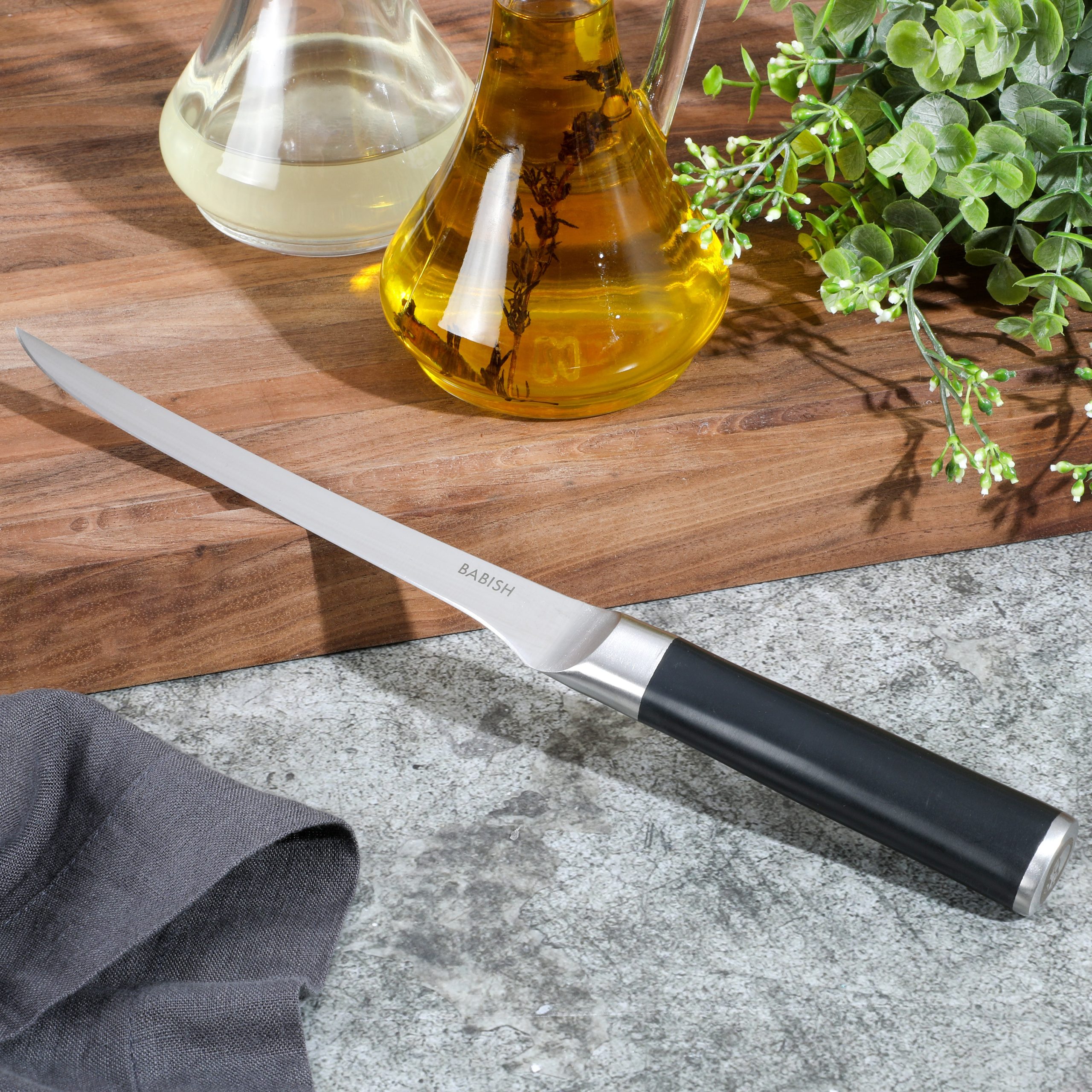 Babish High-Carbon 1.4116 German Steel 7" Boning Knife - Image 3