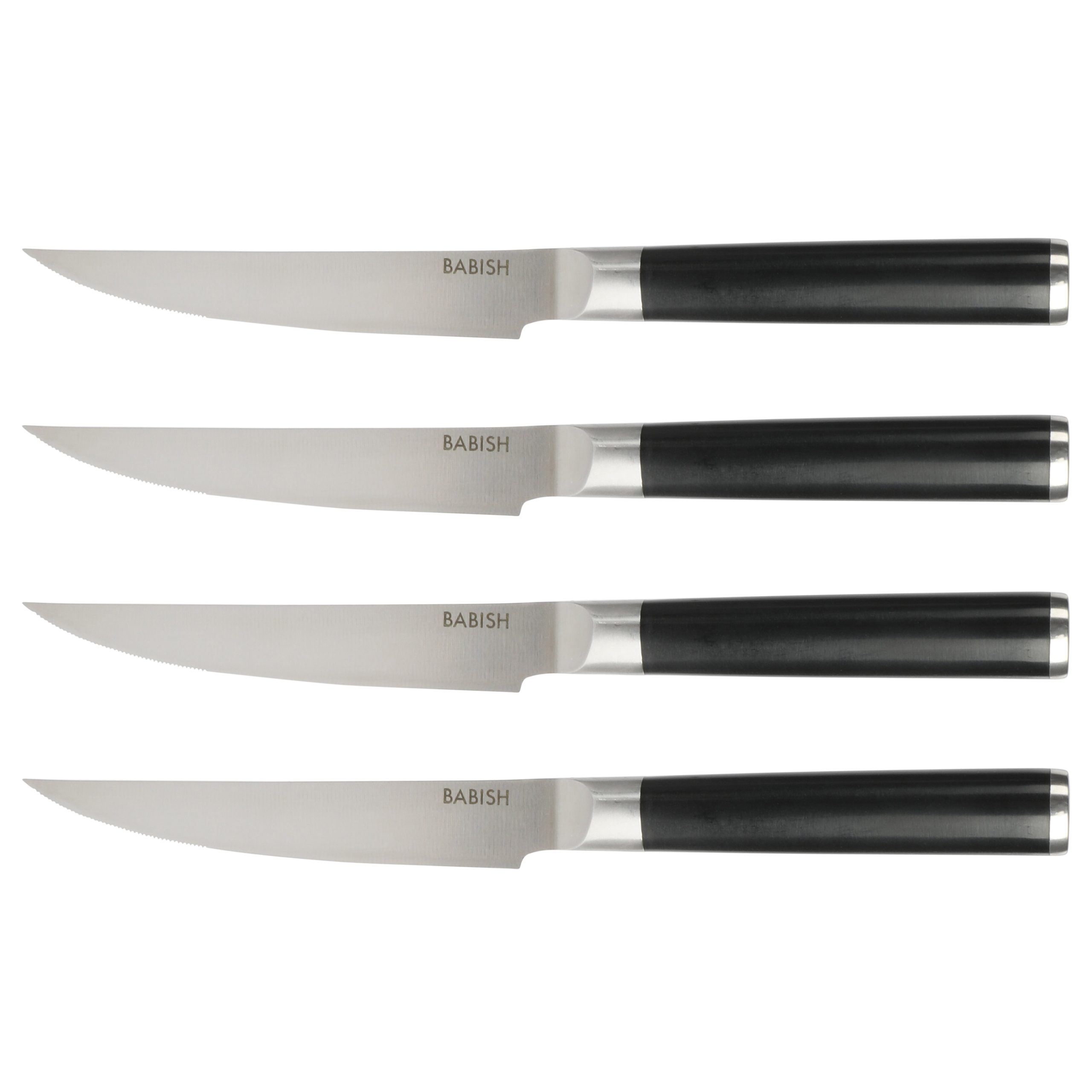 Babish High-Carbon 1.4116 German Steel 5" Steak Knife Set 4-Pack