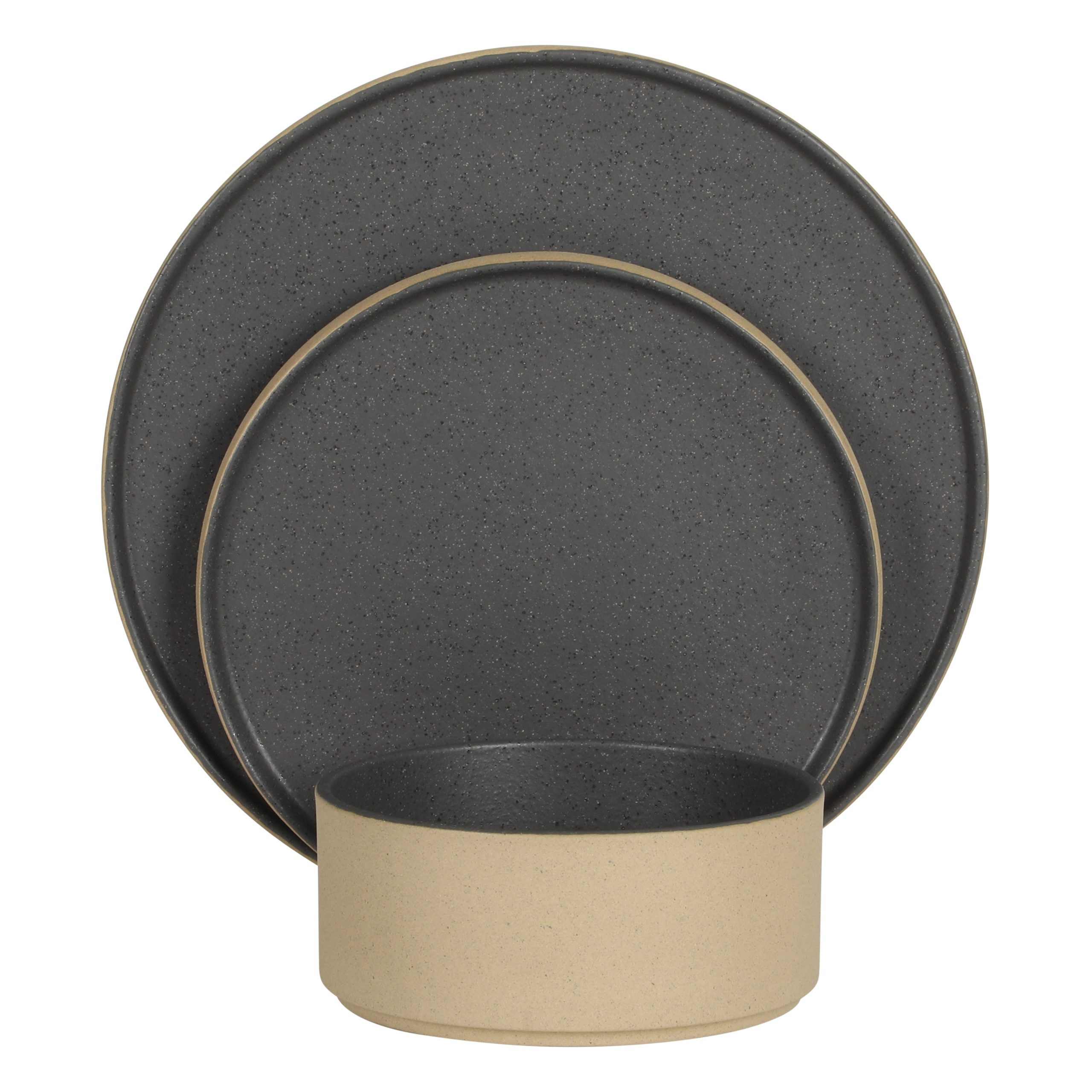 Gibson Elite Villa Amadora - Made in Portugal - 12 Piece Dinnerware Set for 4, Stoneware Plates and Bowls Sets,Dinner Plates, Salad Plates, Cereal Bowls - Image 13