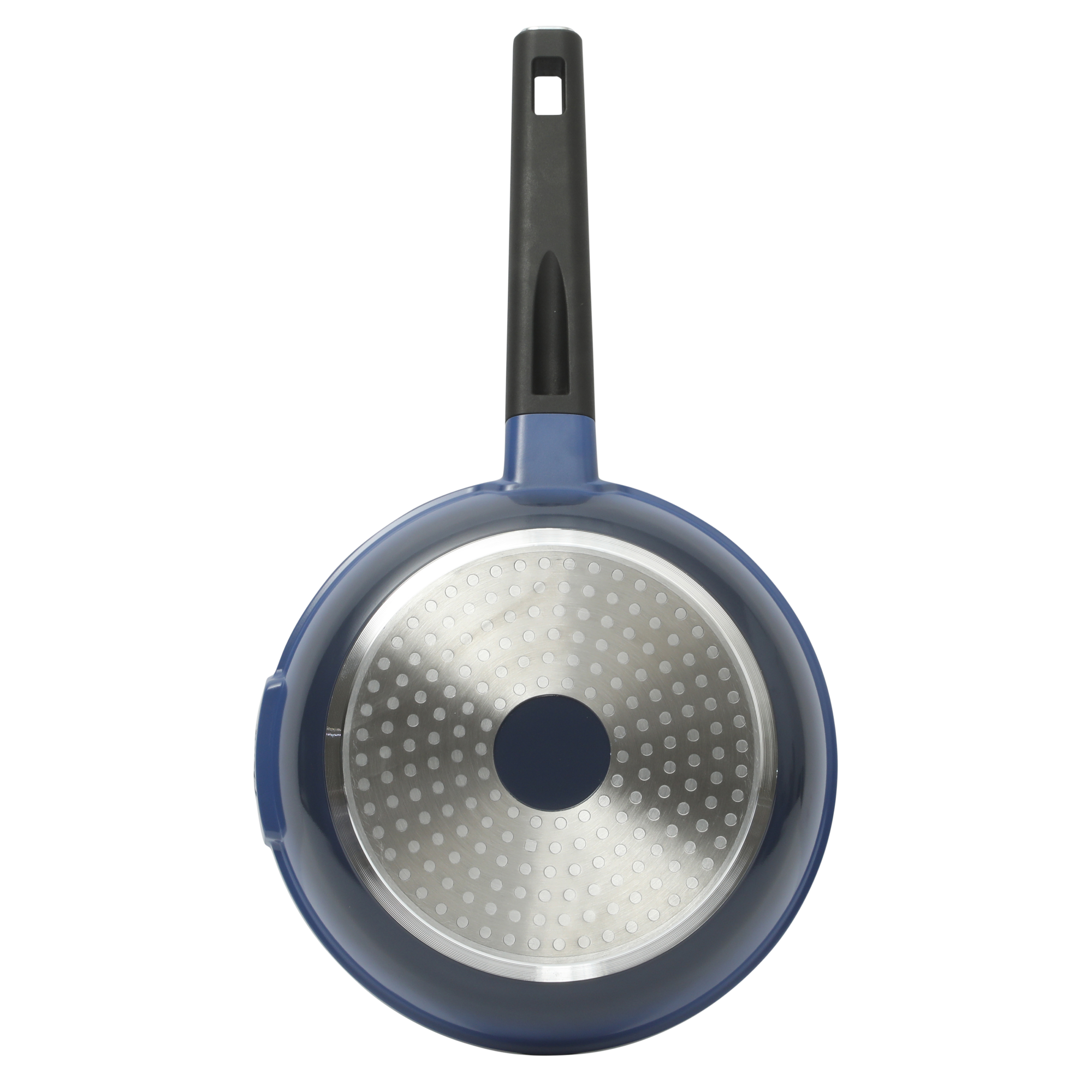 Oster Platinum Amberton 10 Piece Cast Aluminum Pots and Pans PFA Free Ceramic Non stick Cookware Set - Blue - Image 2