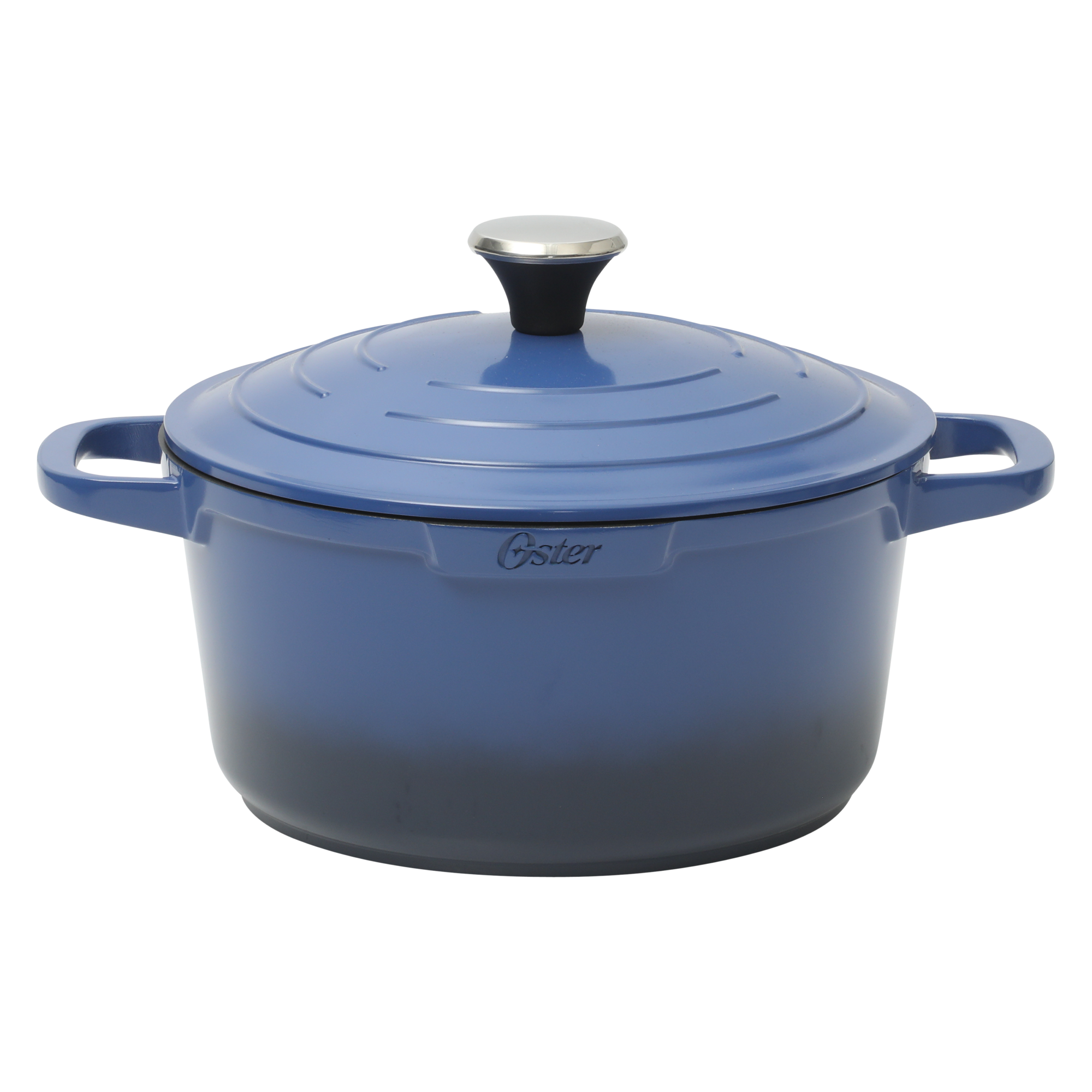 Oster Platinum Amberton 10 Piece Cast Aluminum Pots and Pans PFA Free Ceramic Non stick Cookware Set - Blue - Image 6