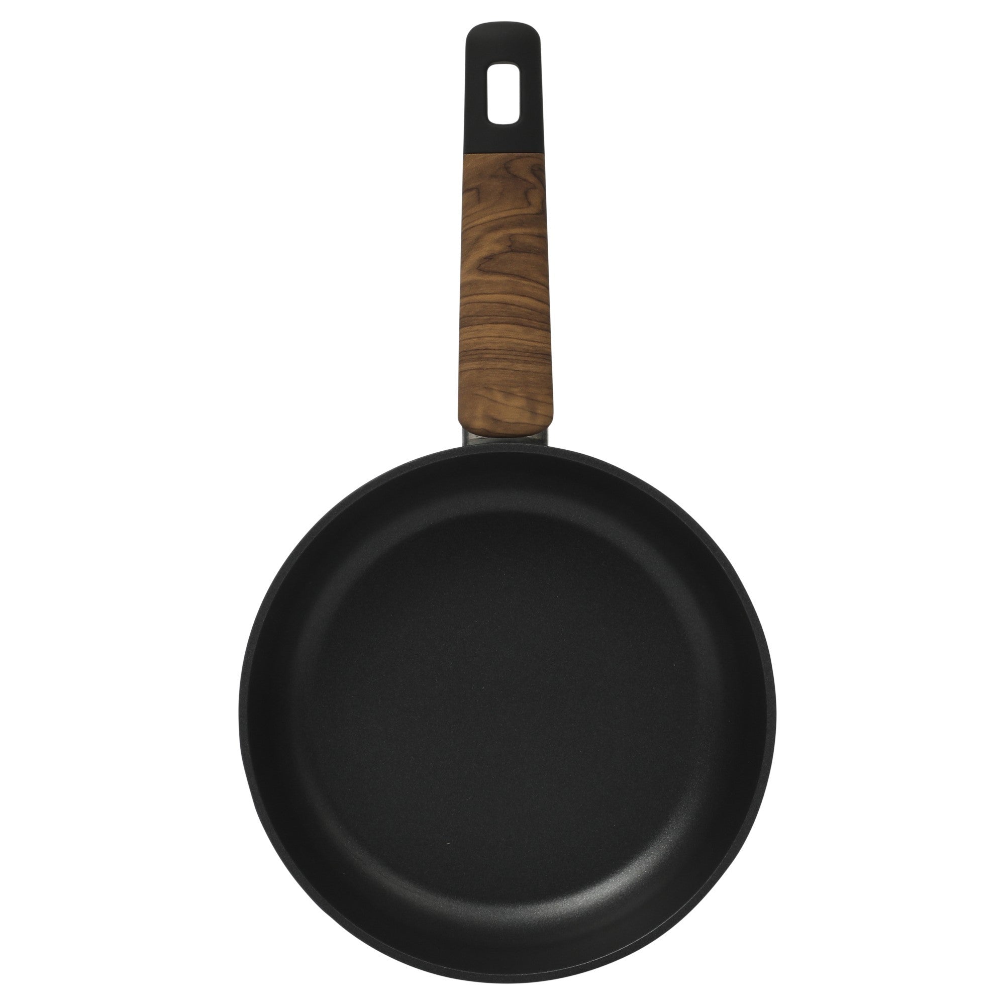 Oster Platinum Oxburg 14 Piece Forged Aluminum PFA Free Non-toxic Premium Ceramic Non Stick Interior Cookware & Kitchen Tools Set - Black W. Wood Handles - Image 8