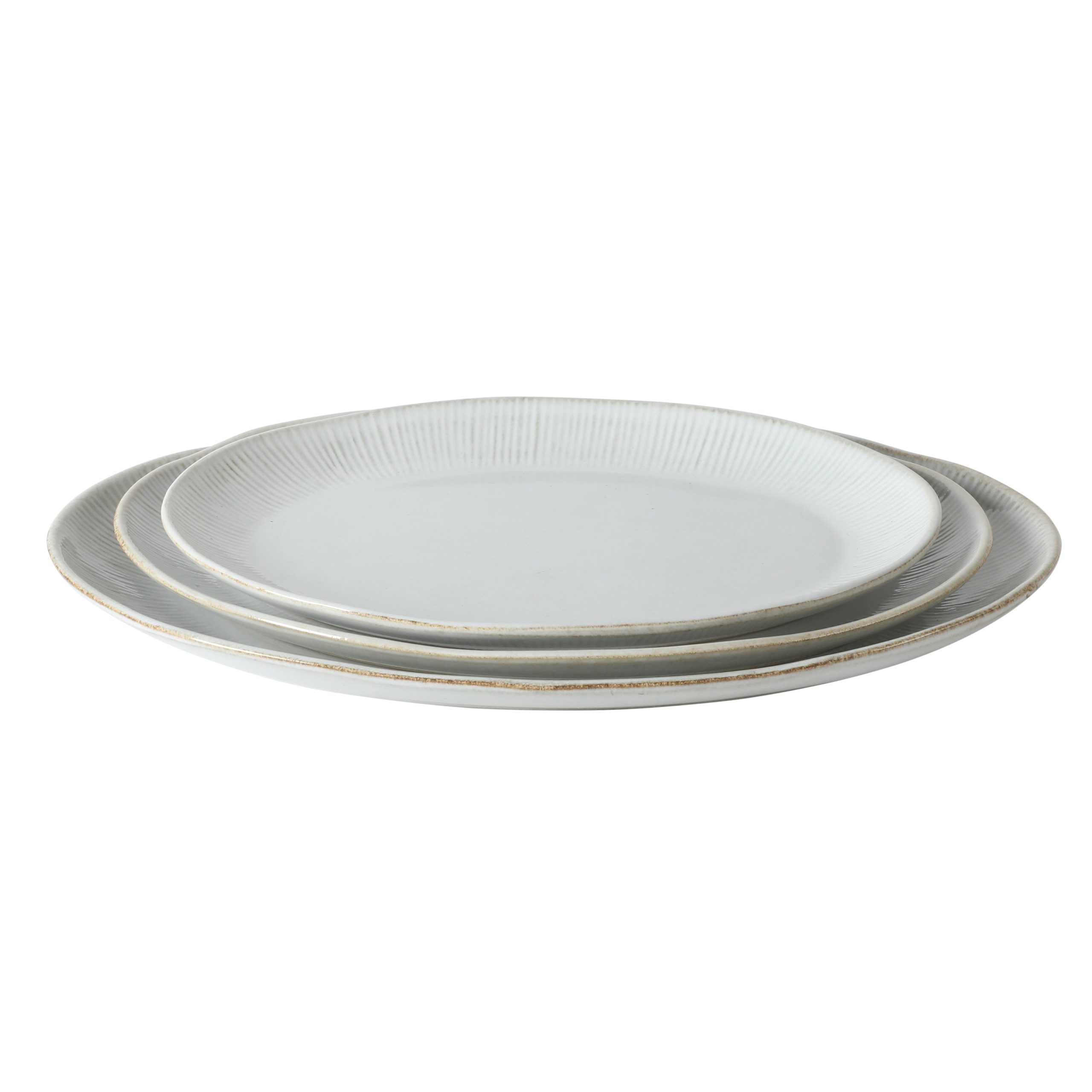 Gibson Elite Sandy Pines 3 Piece Oval Platter Set, 15.7”, 13.75” & 12” Stoneware Serving Platters, Reactive Glaze Finish, Microwave & Dishwasher Safe - Image 11