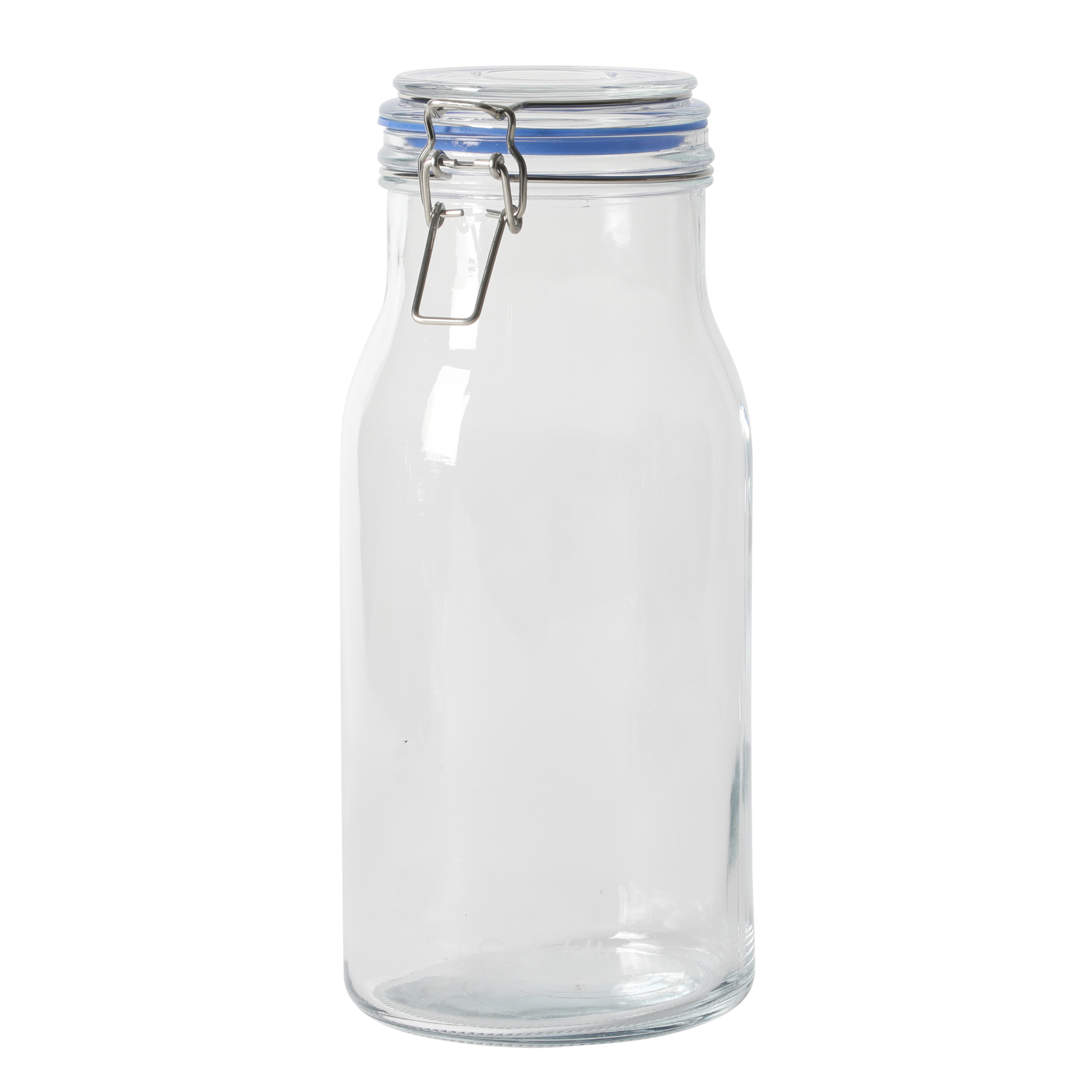 Sur La Table Lyon Court 4-Piece Glass Canister Set with Airtight Trigger Clamp Lids, Clear – 71 oz, 54 oz, 37 oz & 22.5 oz Sizes, Rubber Gasket Seal, Dishwasher Safe Food Storage Jars - Image 9