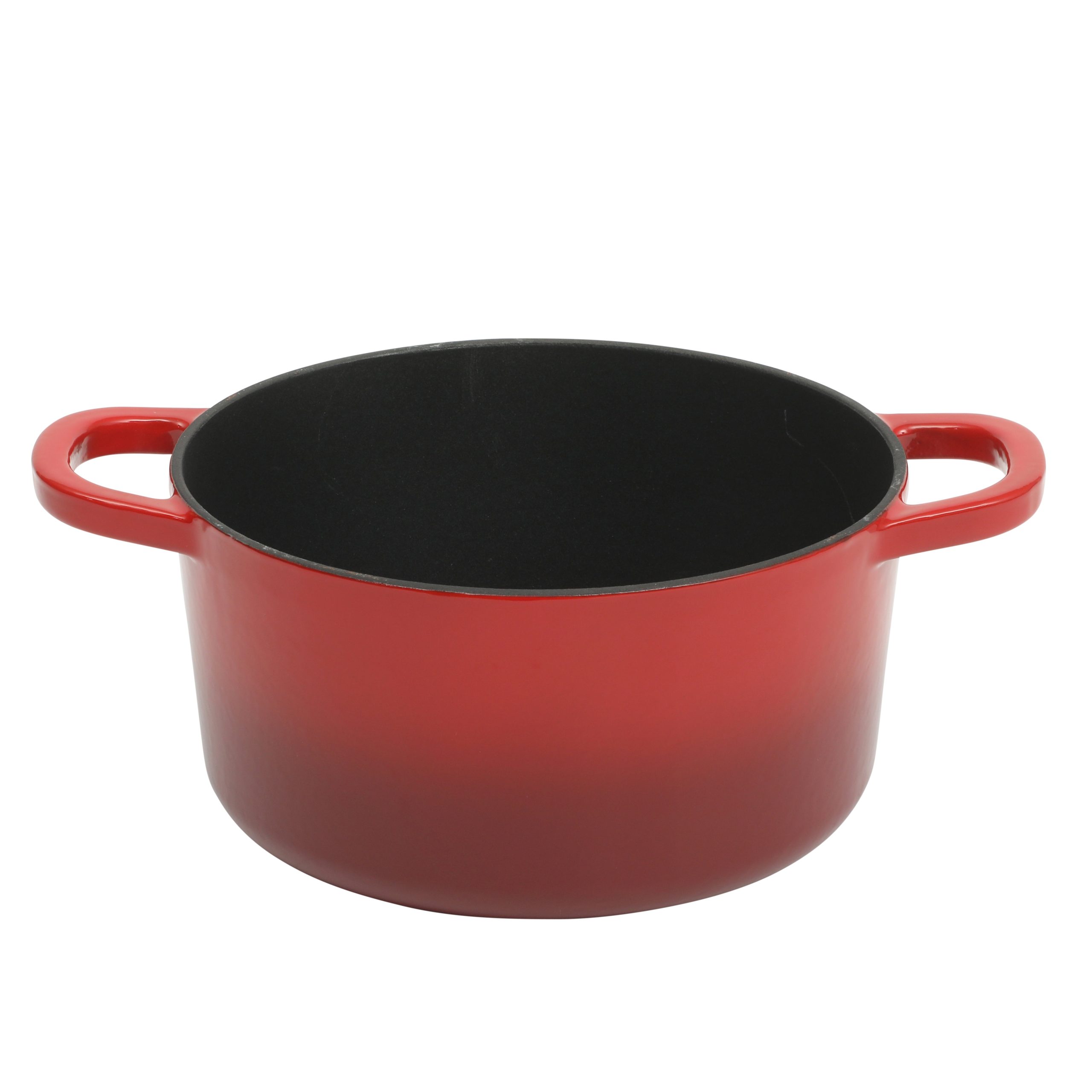 Crock Pot Artisan 3-Quart Round Cast Iron Dutch Oven With Oven Safe Borasilicate Lid - Red - Image 3