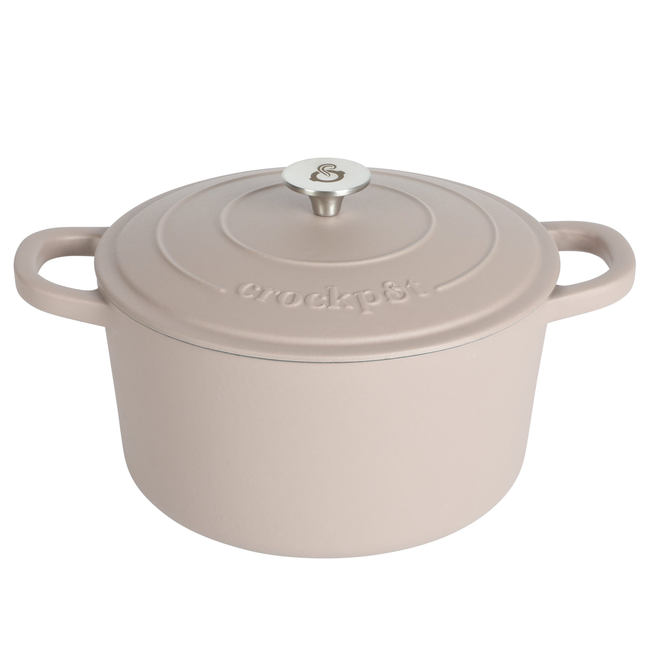 Crock Pot Artisan 7-Quart Round Enameled Cast Iron Dutch Oven - Image 6