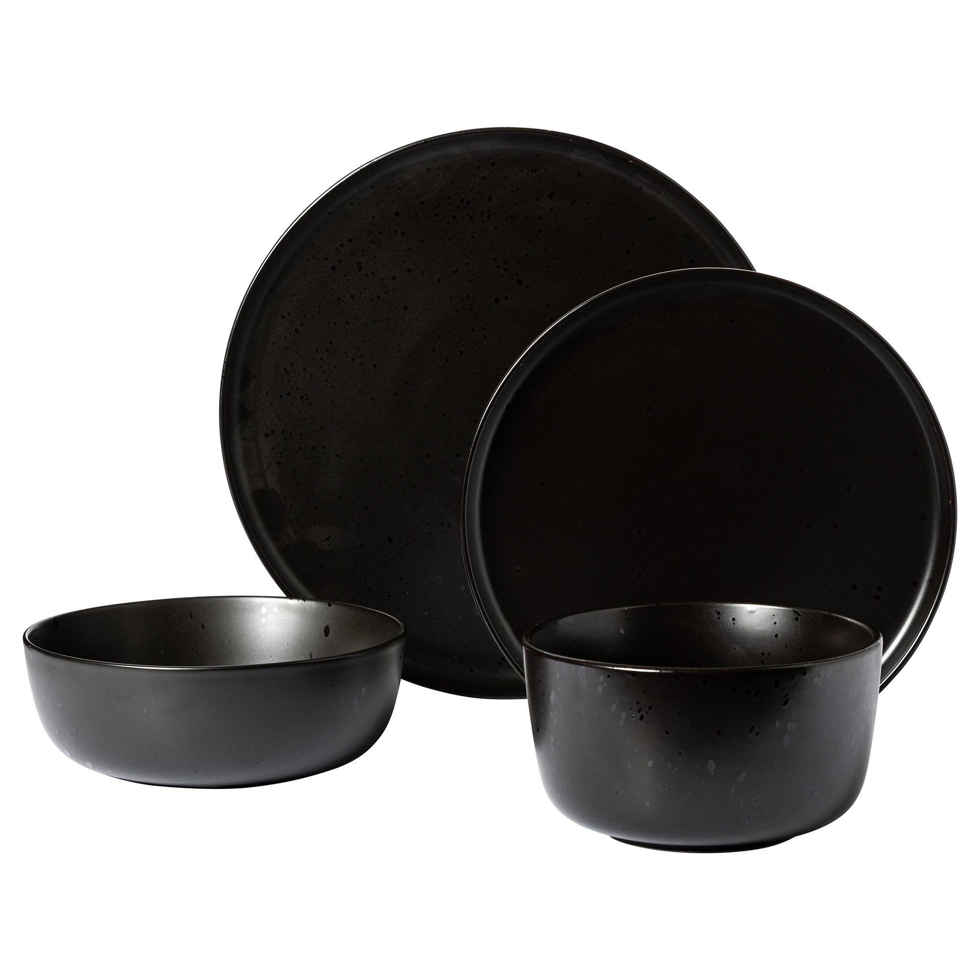 Gibson Elite James Street 16-Piece Reactive Stoneware Double Bowl Dinnerware Set - Image 5