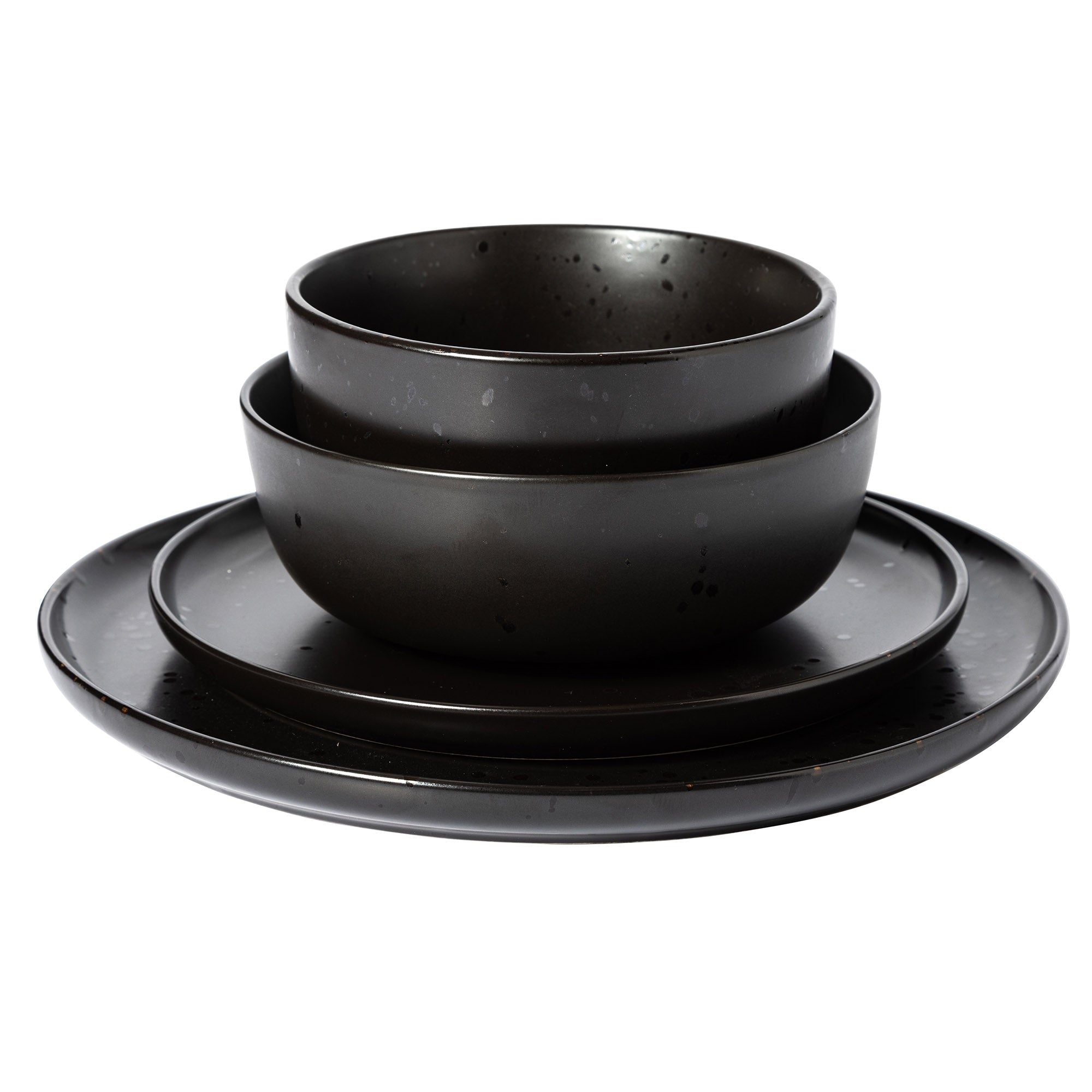Gibson Elite James Street 16-Piece Reactive Stoneware Double Bowl Dinnerware Set - Image 6