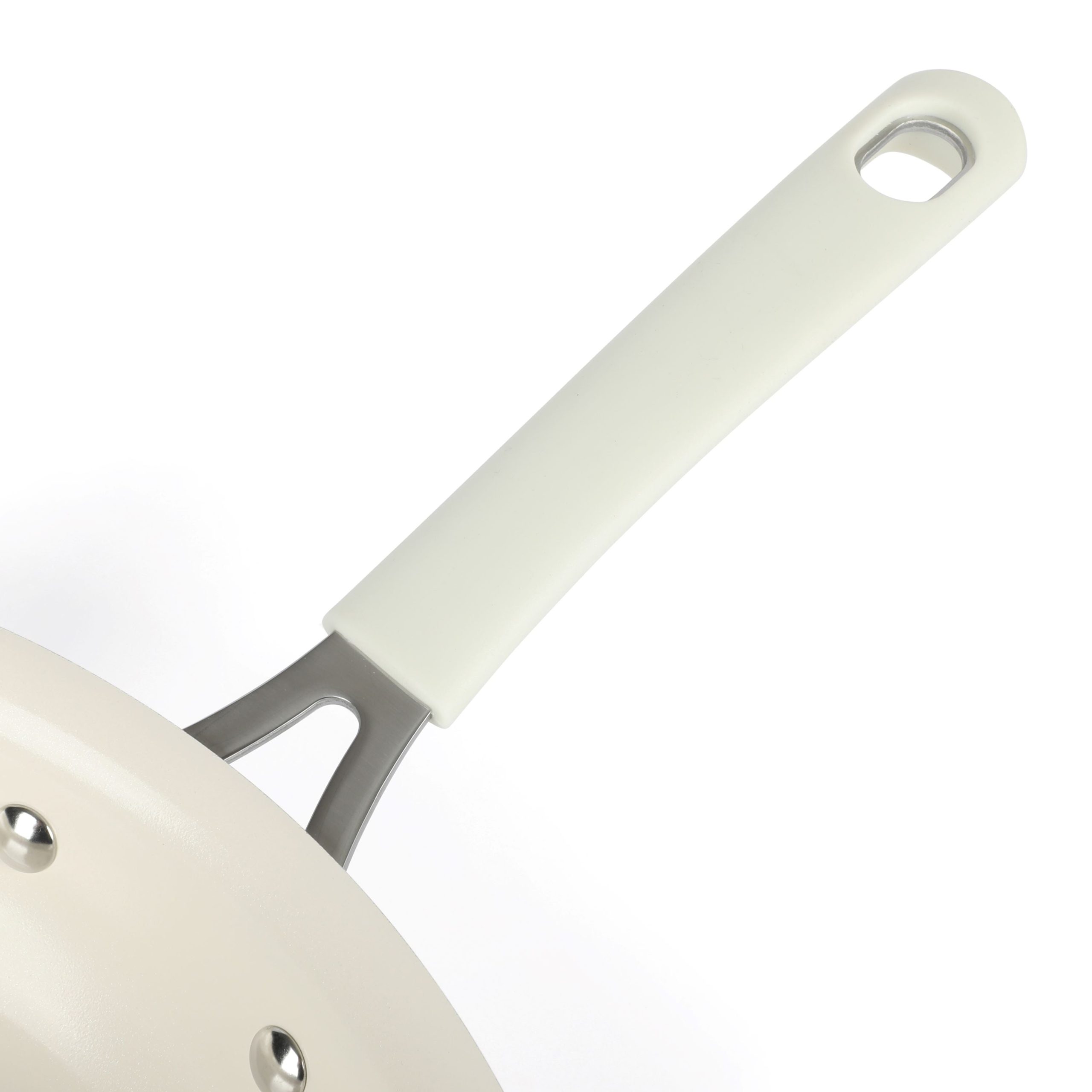 Martha Stewart Everyday Charlemont 12-Inch Linen Aluminum Fry Pan - Image 4
