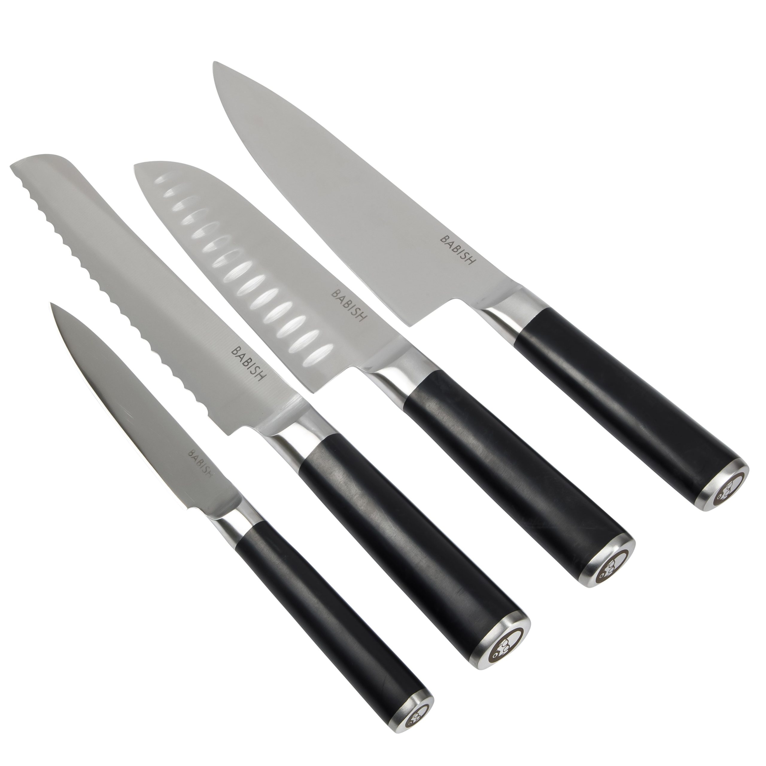 Babish 5 Piece 1.4116 German Steel Magnetic Knife Block Set - Image 6
