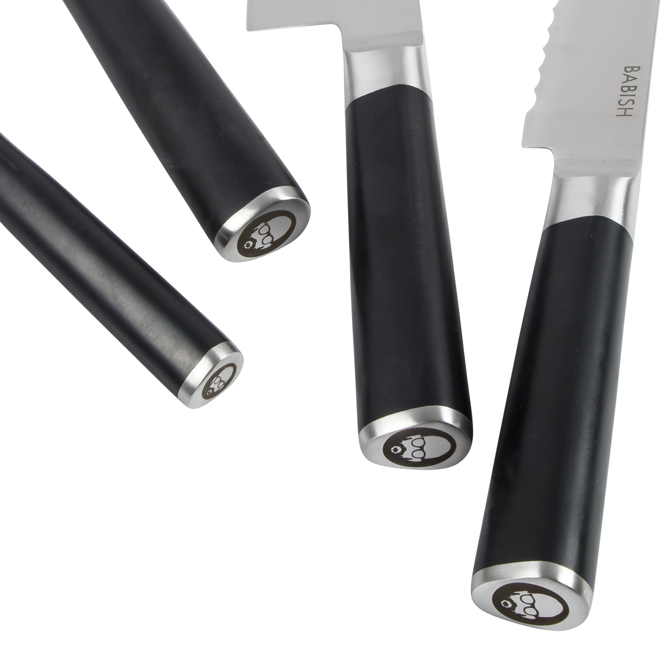 Babish 5 Piece 1.4116 German Steel Magnetic Knife Block Set - Image 5