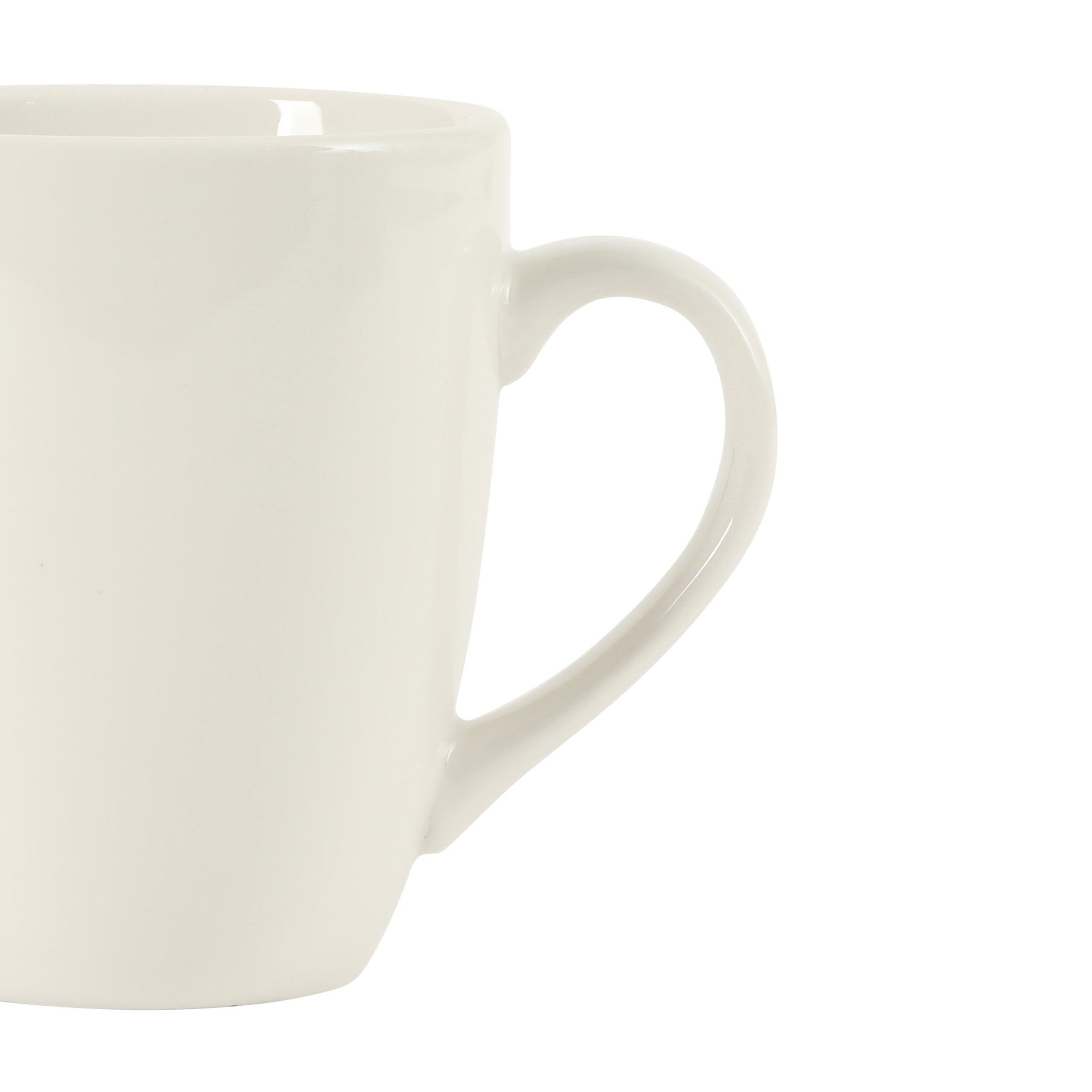 Gibson Home Great Essentials 12 Ounce Porcelain Coffee Mugs - Set of 12 - Cups for Latte, Hot Tea, Cappuccino, Mocha, Espresso, Cocoa - Image 5