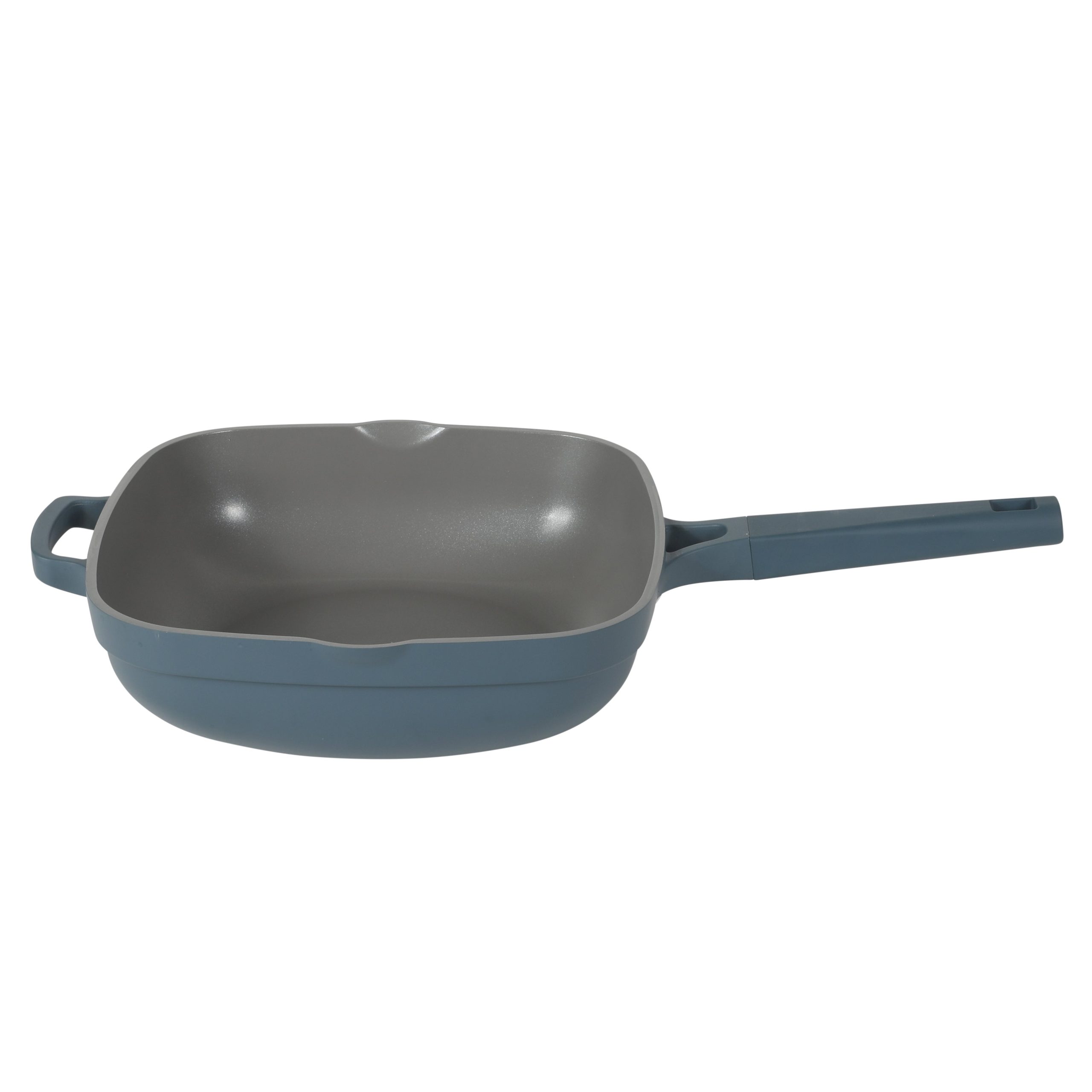 Crock Pot Northvale 5.3 Quart Ceramic Nonstick Sauté Pan with Steamer Basket & Lid, Cast Aluminum Pan with Induction Base and Soft-Touch Handle - Image 7