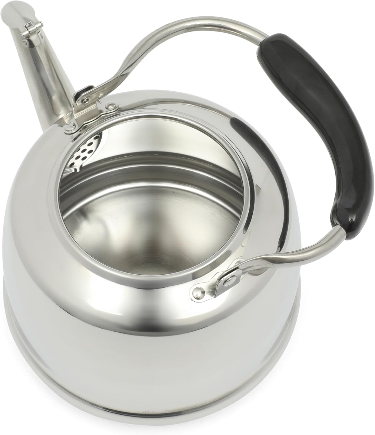 Martha Stewart Kingstree Large 2 Qt Heavy Gauge Whistling Tea Kettle - Image 4
