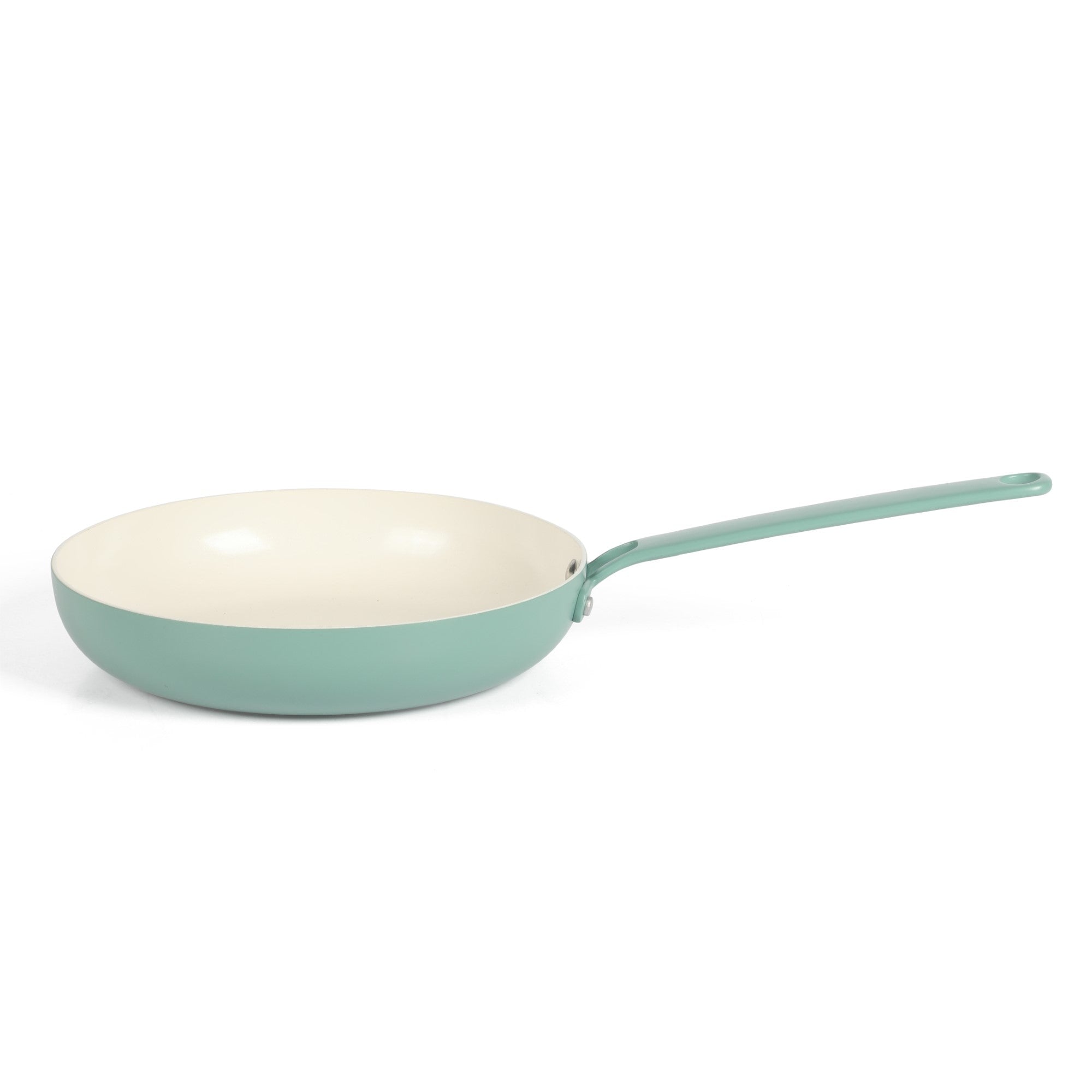 Martha Stewart Emmeline Premium Nonstick PFA Free Ceramic Interior 12 Piece Heavy Gauge Enamel Aluminum Pots and Pans Cookware Set - Image 4