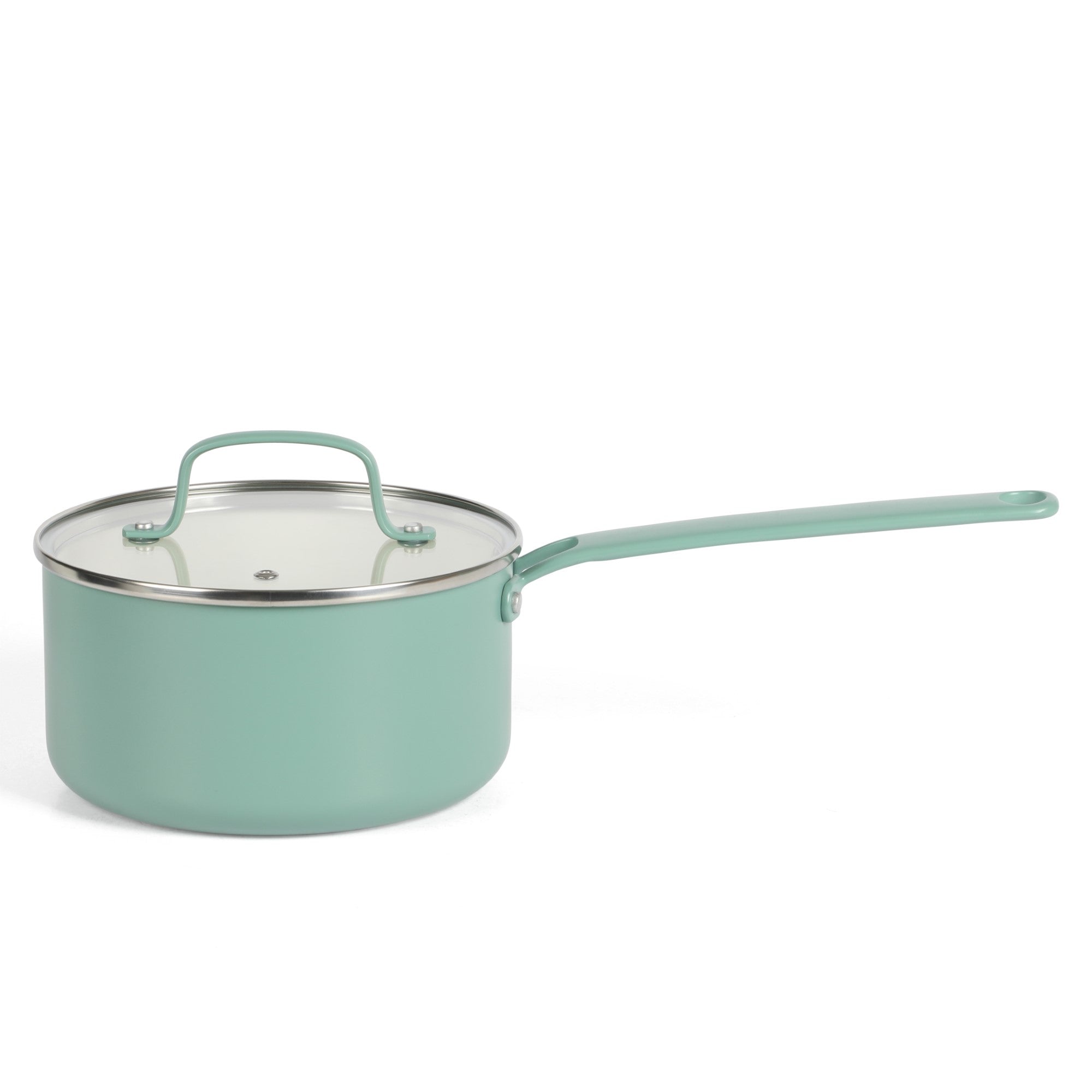 Martha Stewart Emmeline Premium Nonstick PFA Free Ceramic Interior 12 Piece Heavy Gauge Enamel Aluminum Pots and Pans Cookware Set - Image 8