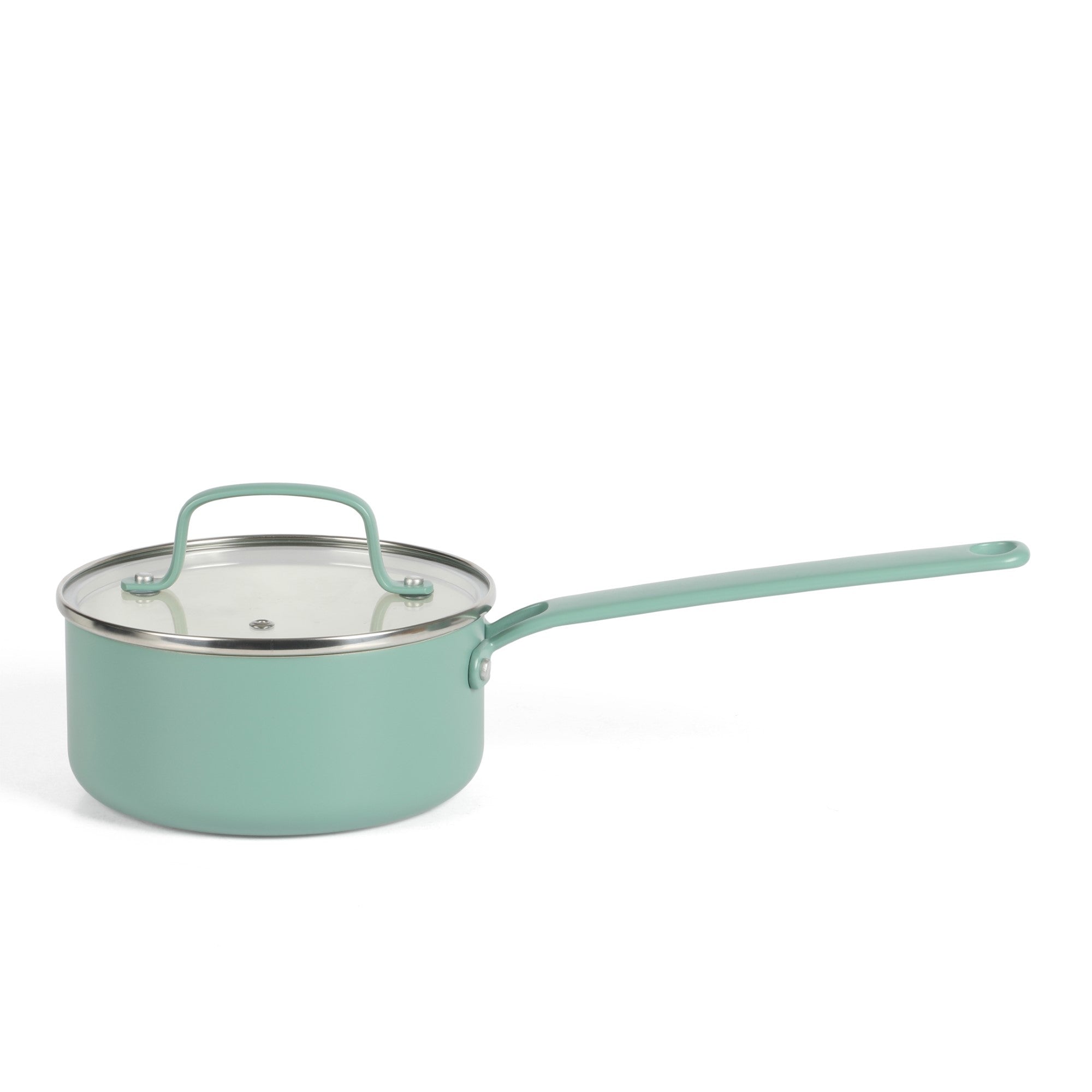 Martha Stewart Emmeline Premium Nonstick PFA Free Ceramic Interior 12 Piece Heavy Gauge Enamel Aluminum Pots and Pans Cookware Set - Image 9