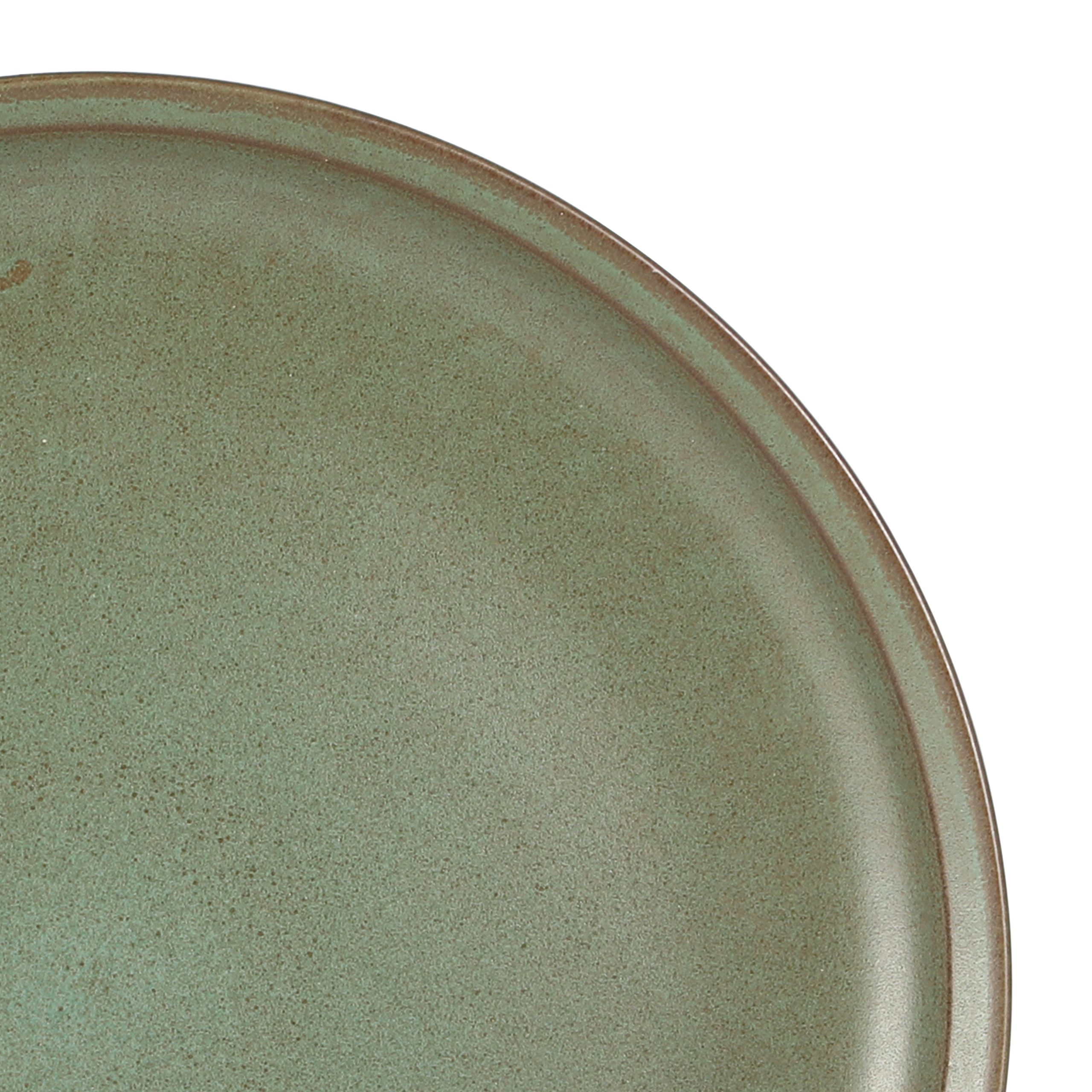 Gibson Elite Beckett Stoneware Matte Reactive Glaze 16 Piece (Service for 4) Plates and Bowls Dinnerware Set - Image 7