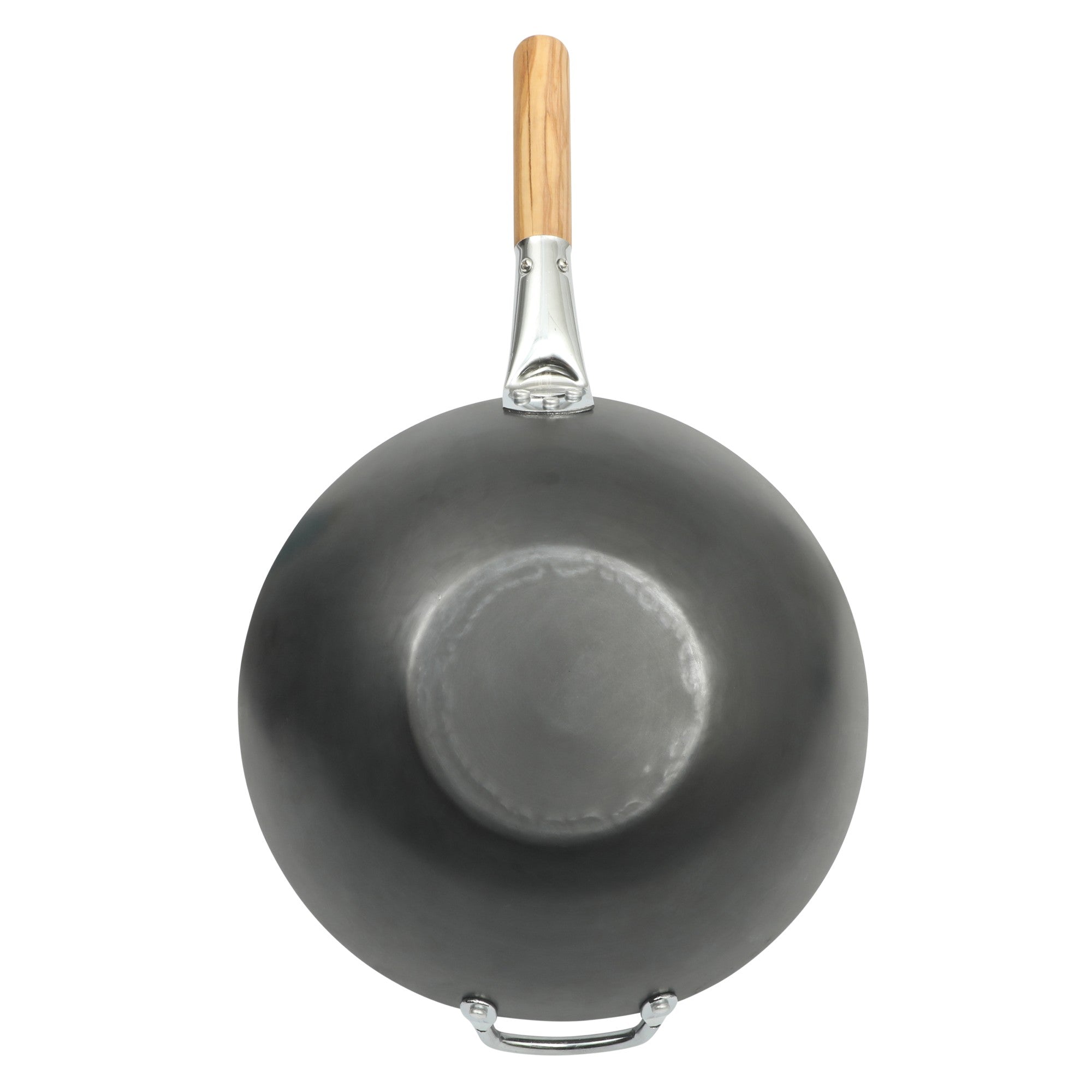 Sur La Table Kitchen Essentials Quick Fire Carbon Steel 13.5" Flat Bottom Wok - Image 6