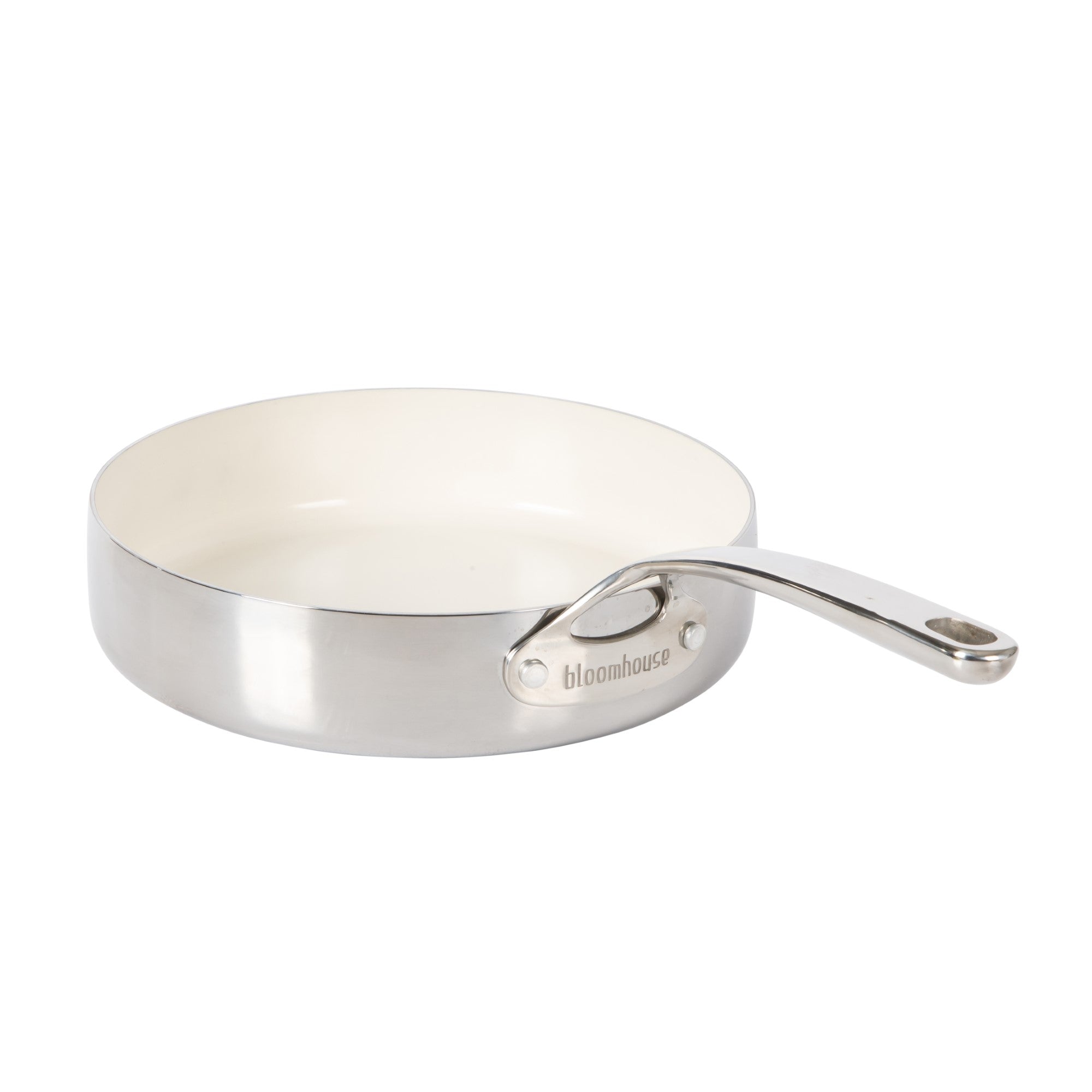 Bloomhouse 10 Inch Triply Stainless Steel Fry Pan W/ Lid W/ Non-Stick Non-Toxic Pro Ceramic Interior Frying Pan - Image 8