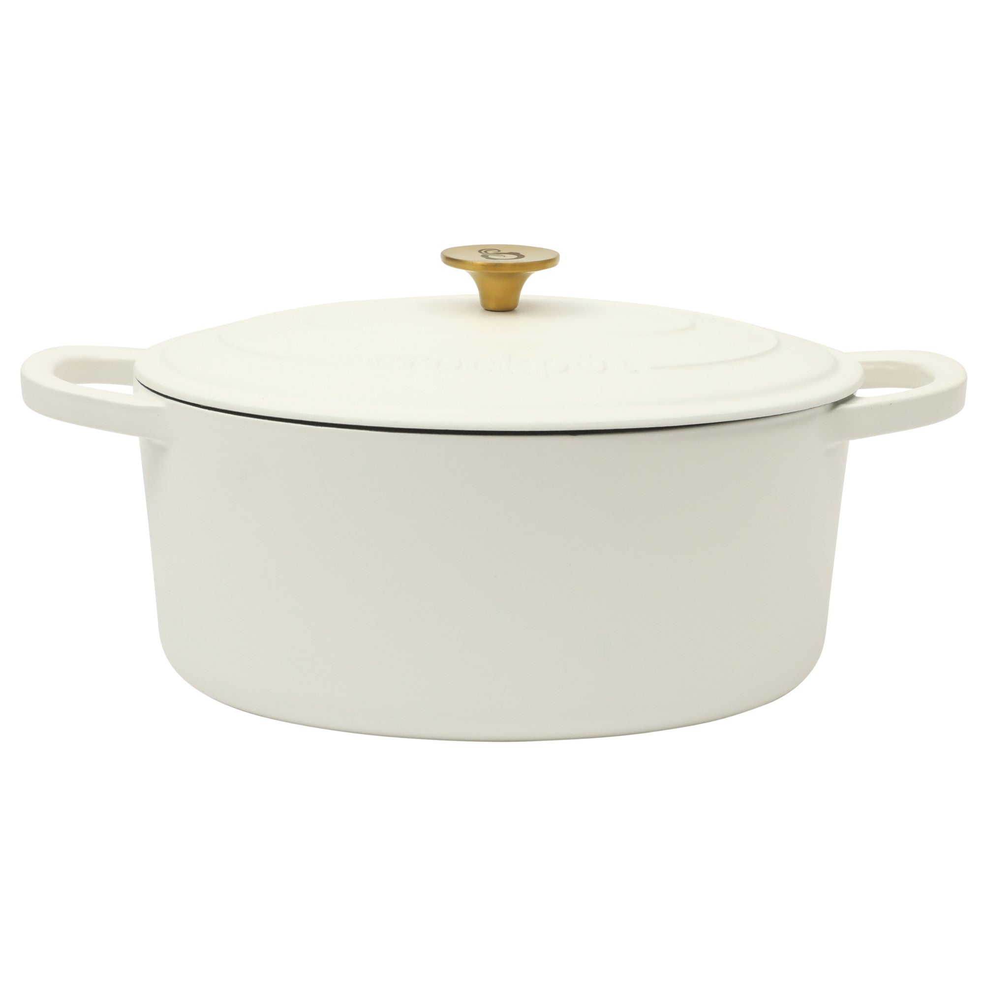 Crock Pot Artisan 7-Quart Oval Enameled Cast Iron Dutch Oven - Image 3