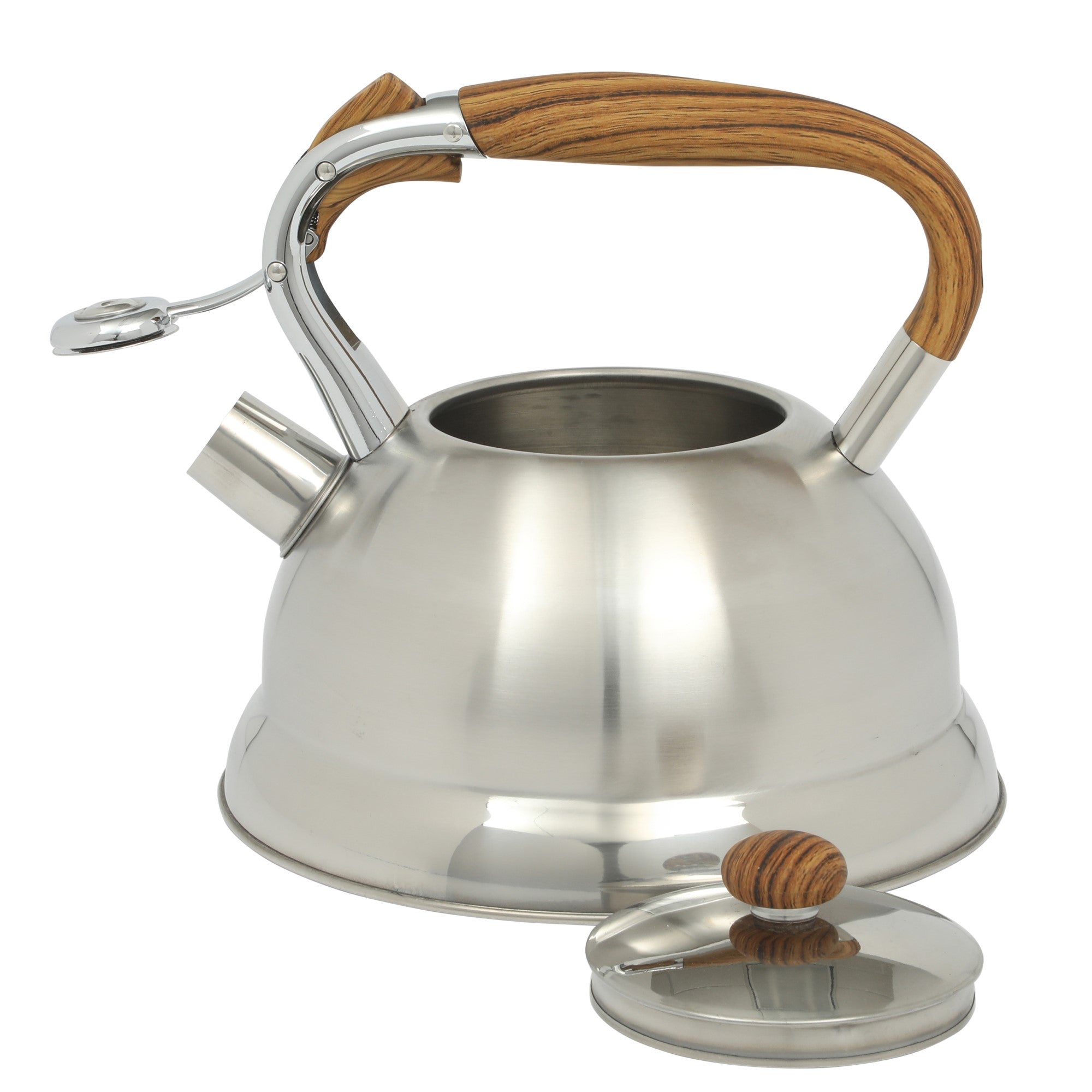 Mr. Coffee Woodmont 2-Quart Stainless Steel Tea Kettle w/ Wood Handle - Image 13