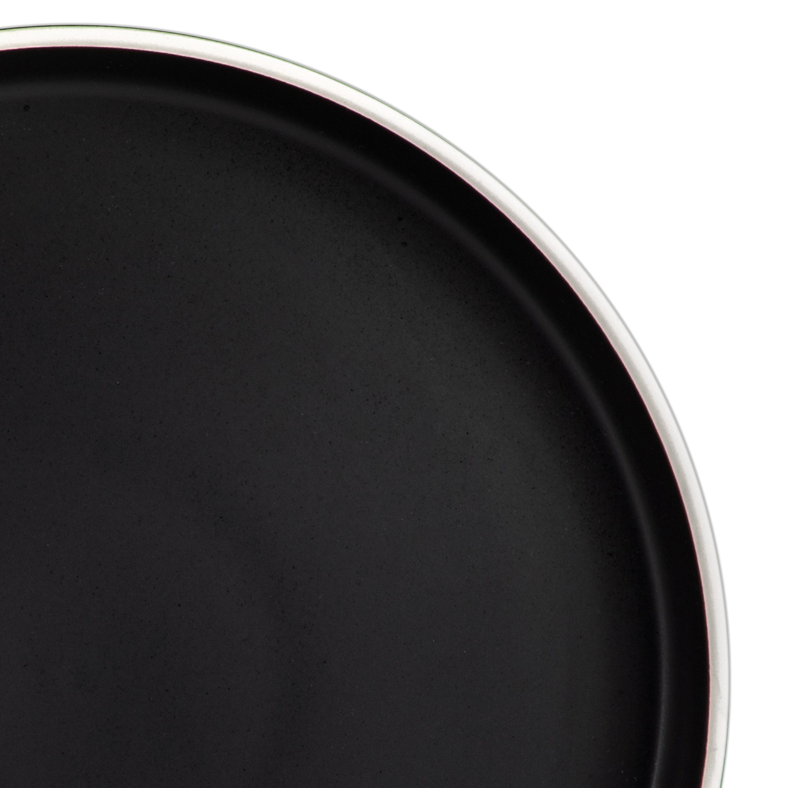 Gibson Home Zuma Nuevo 32 Piece Plates, Bowls, and Mug (Service for 8) Dinnerware Set - Black - Image 8