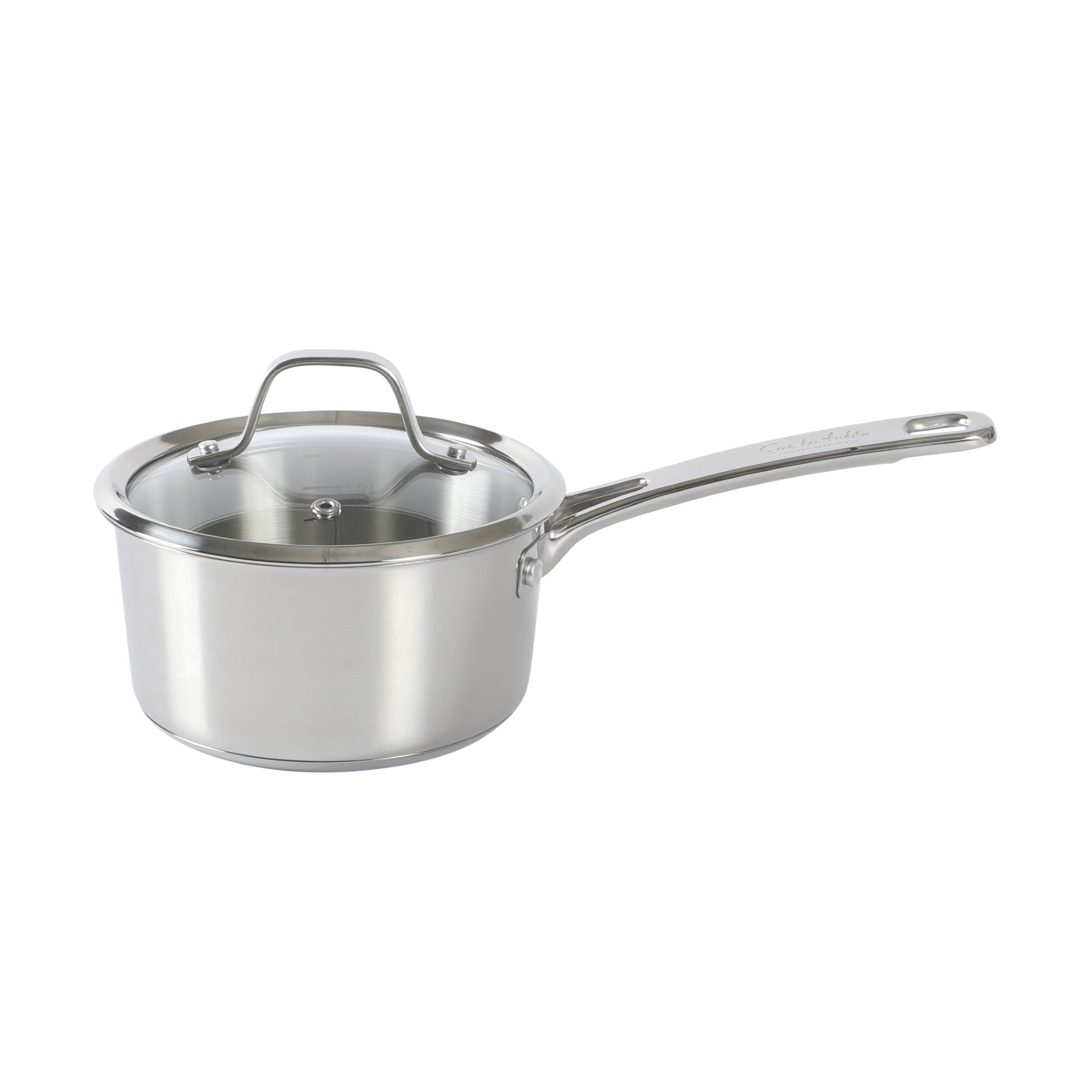 Sur La Table Kitchen Essentials 10 Piece Stainless Steel Non Toxic Pots and Pans Kitchen Cookware Set W/ Triply Encapsulated Base - Induction Safe - Image 10