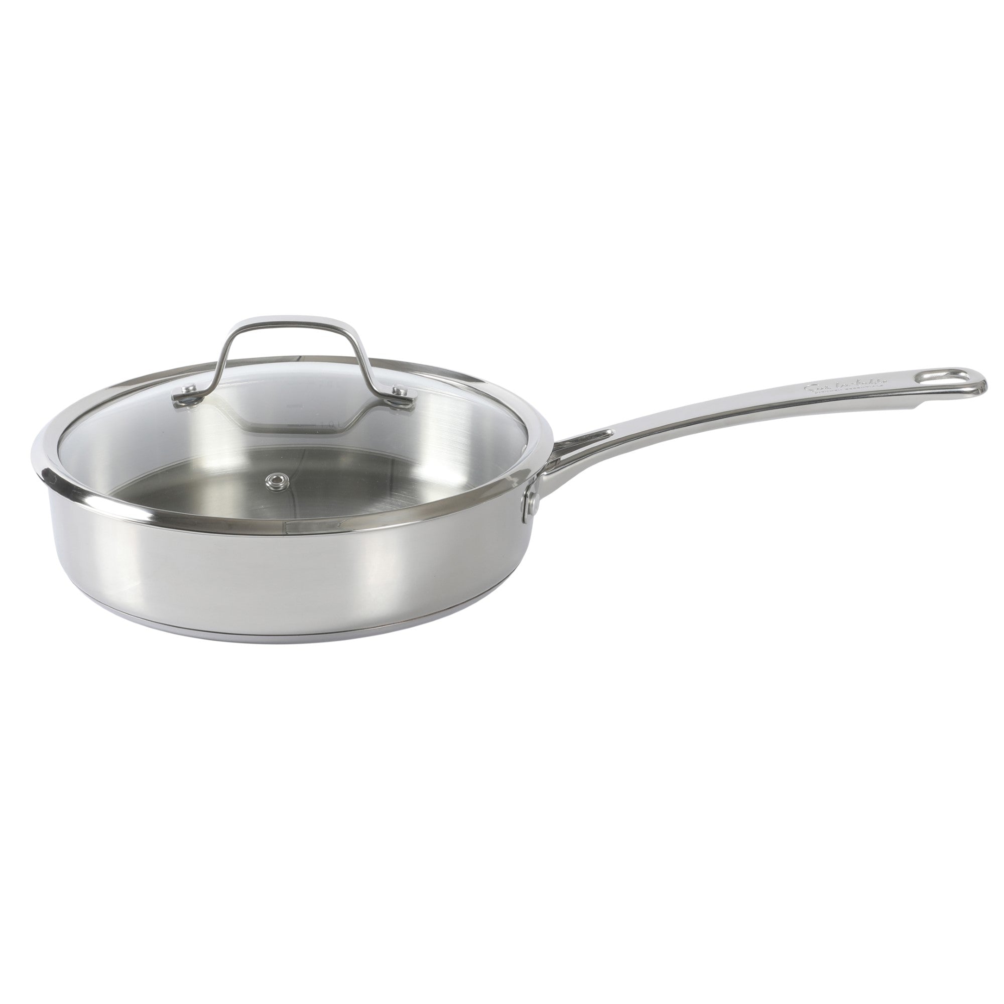 Sur La Table Kitchen Essentials 10 Piece Stainless Steel Non Toxic Pots and Pans Kitchen Cookware Set W/ Triply Encapsulated Base - Induction Safe - Image 8