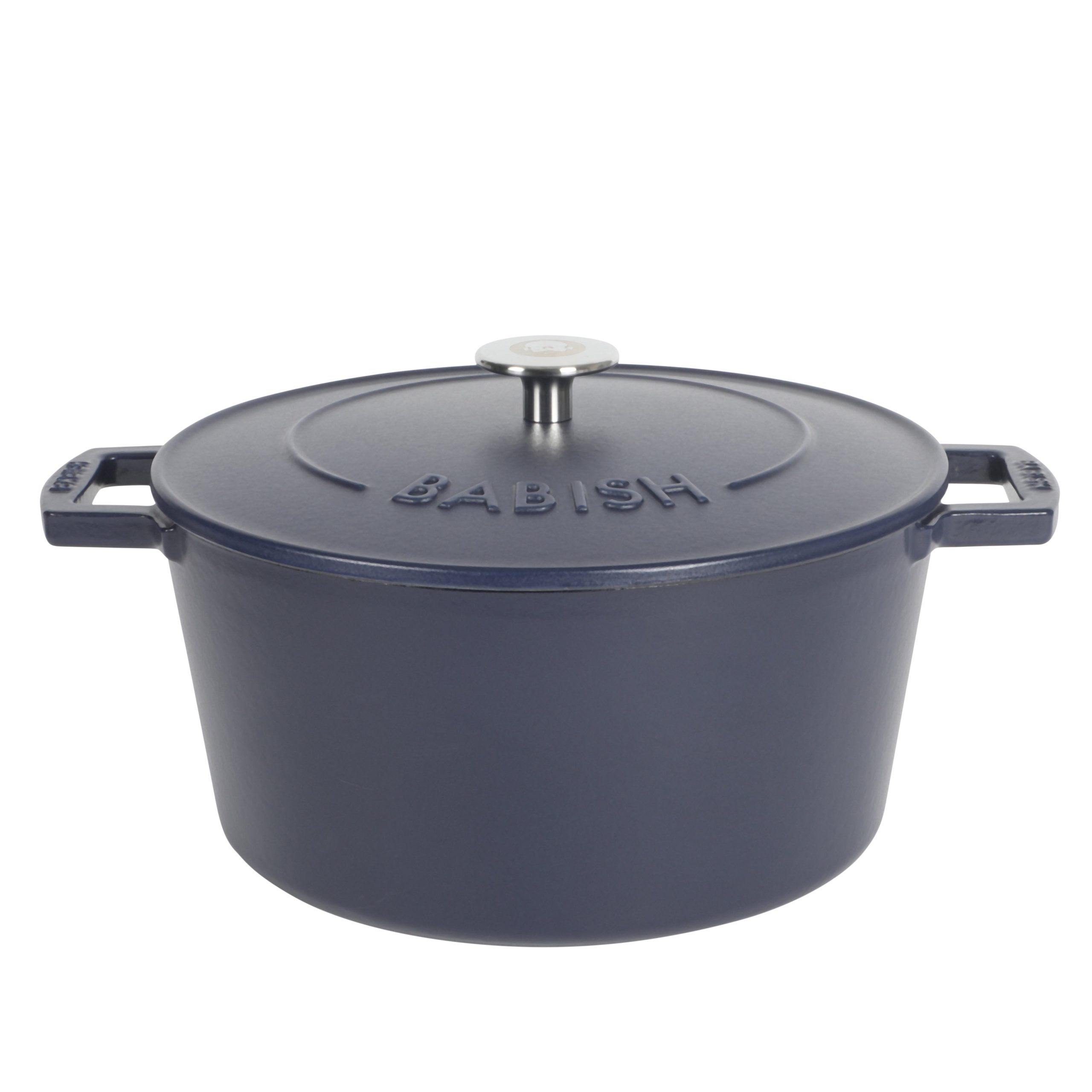 Babish 6-Quart Round Matte Enamel Cast Iron Dutch Oven Pot With Lid - Image 12