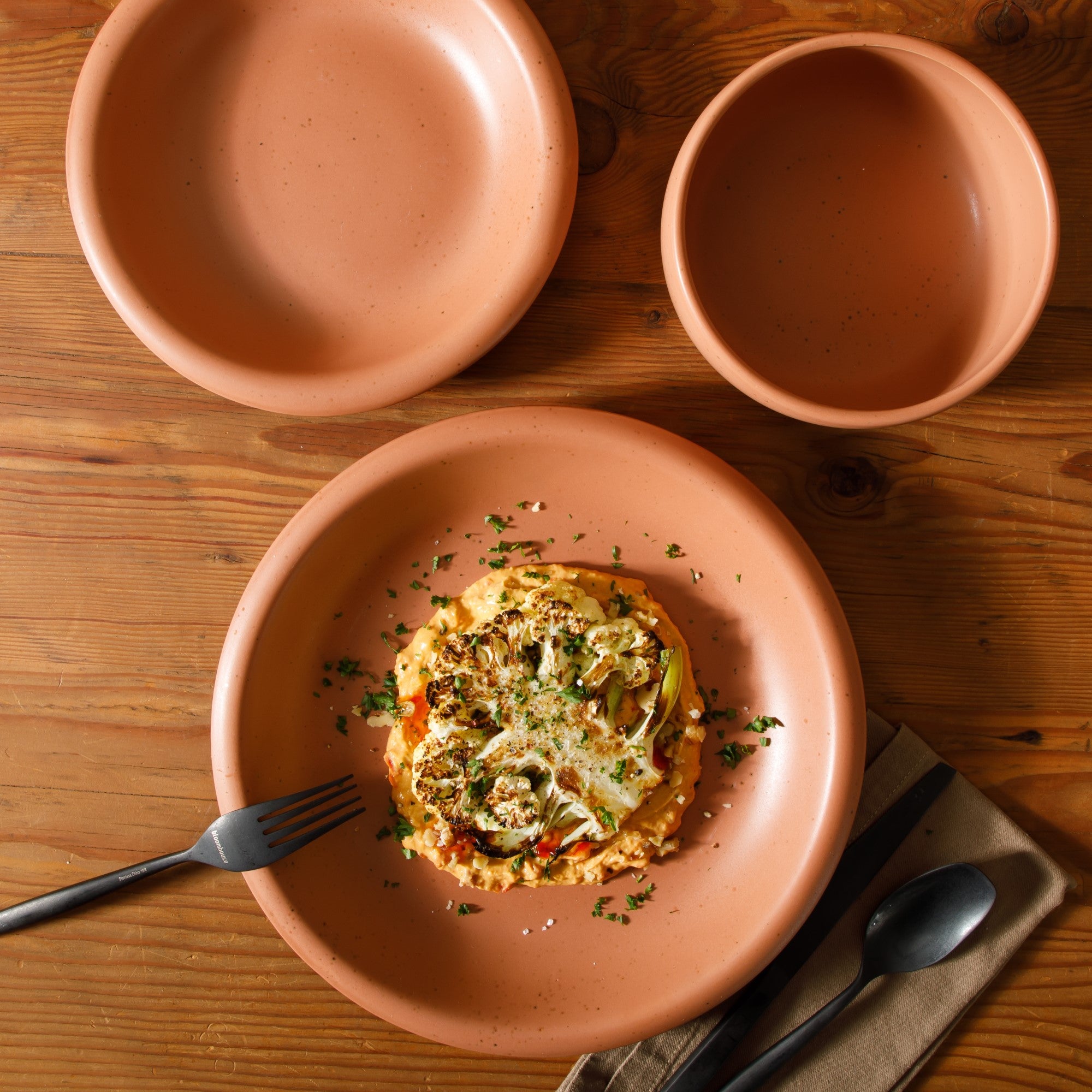 Bloomhouse Corsica Clay 12 Piece Stoneware Reactive Glaze Dinnerware Set - Image 7