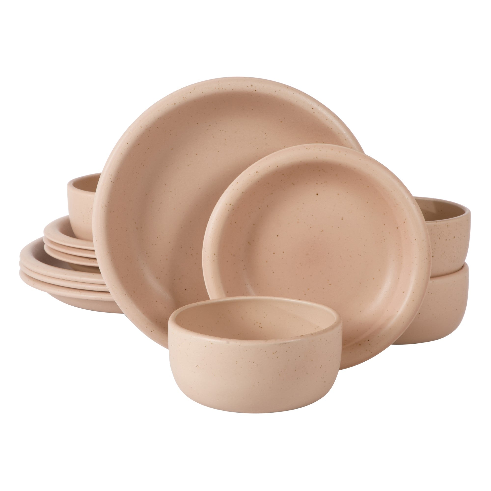 Bloomhouse Corsica Clay 12 Piece Stoneware Reactive Glaze Dinnerware Set - Image 15