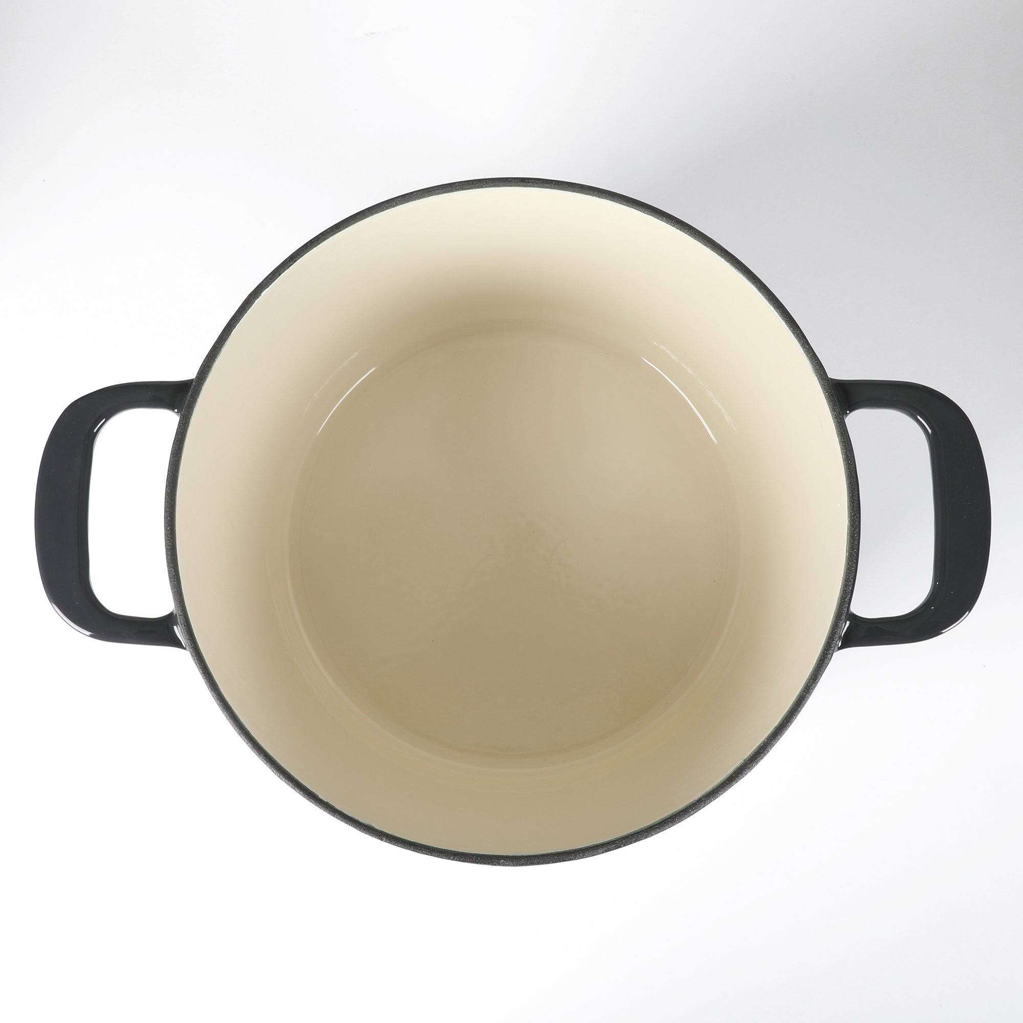 Martha Stewart Gatwick 4 Quart Enamel Cast Iron Dutch Oven - Grey - Image 3