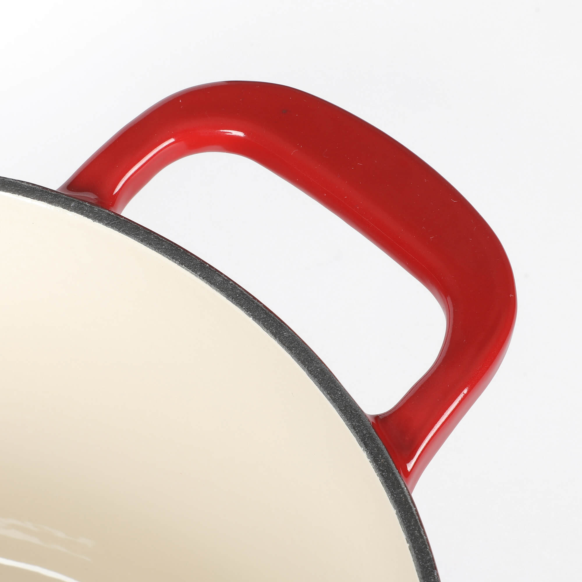 Martha Stewart Gatwick 4 Quart Enamel Cast Iron Dutch Oven - Red - Image 4