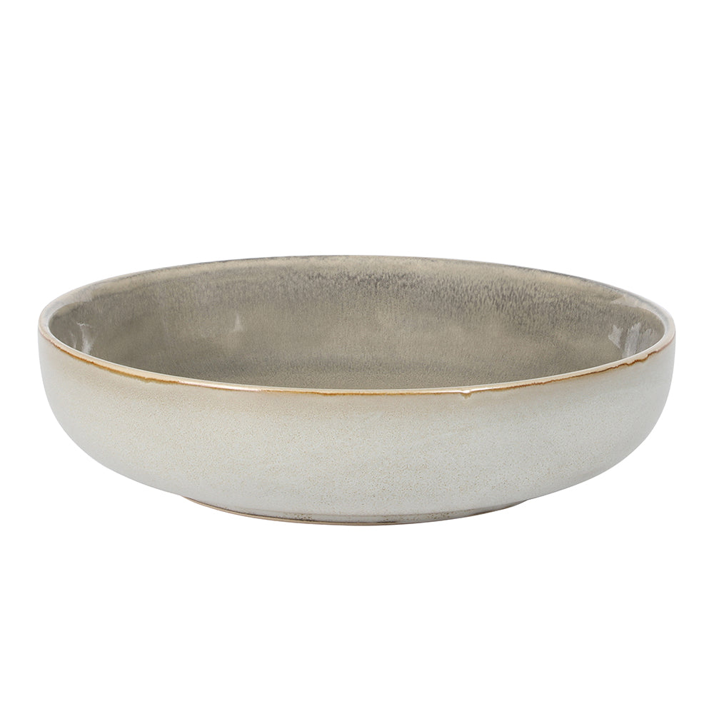 Gibson Elite Sunveil 16 Piece (Service for 4) Plates and Bowls Reactive Glaze Round Dishes Stoneware Ceramic Dinnerware Set - Image 9