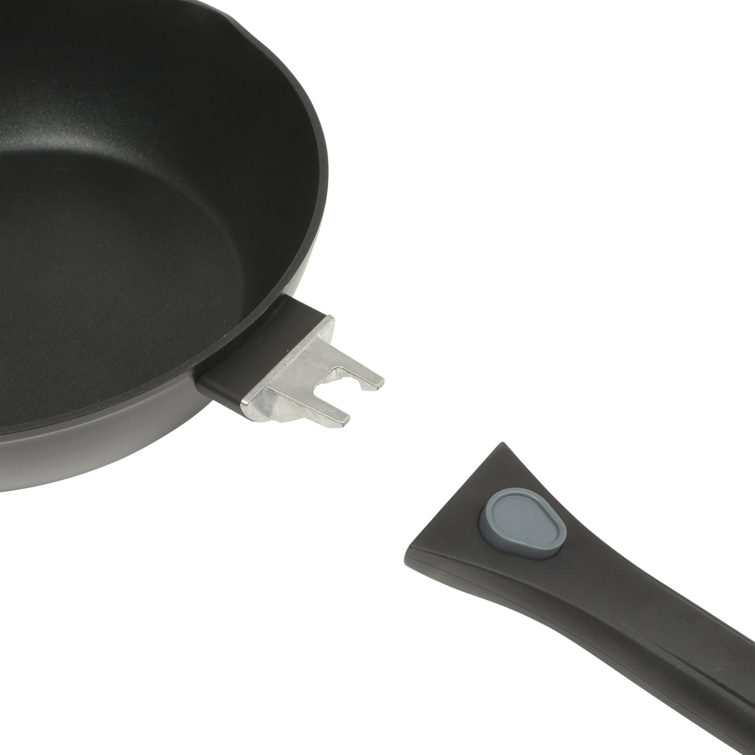Oster SmartHandle Advance 13-Piece Nonstick Cookware Set – Matte Black Finish, Induction Base, Detachable Handles, Forged Aluminum, Oven & Dishwasher Safe, With Utensils & Pan Protectors - Image 5