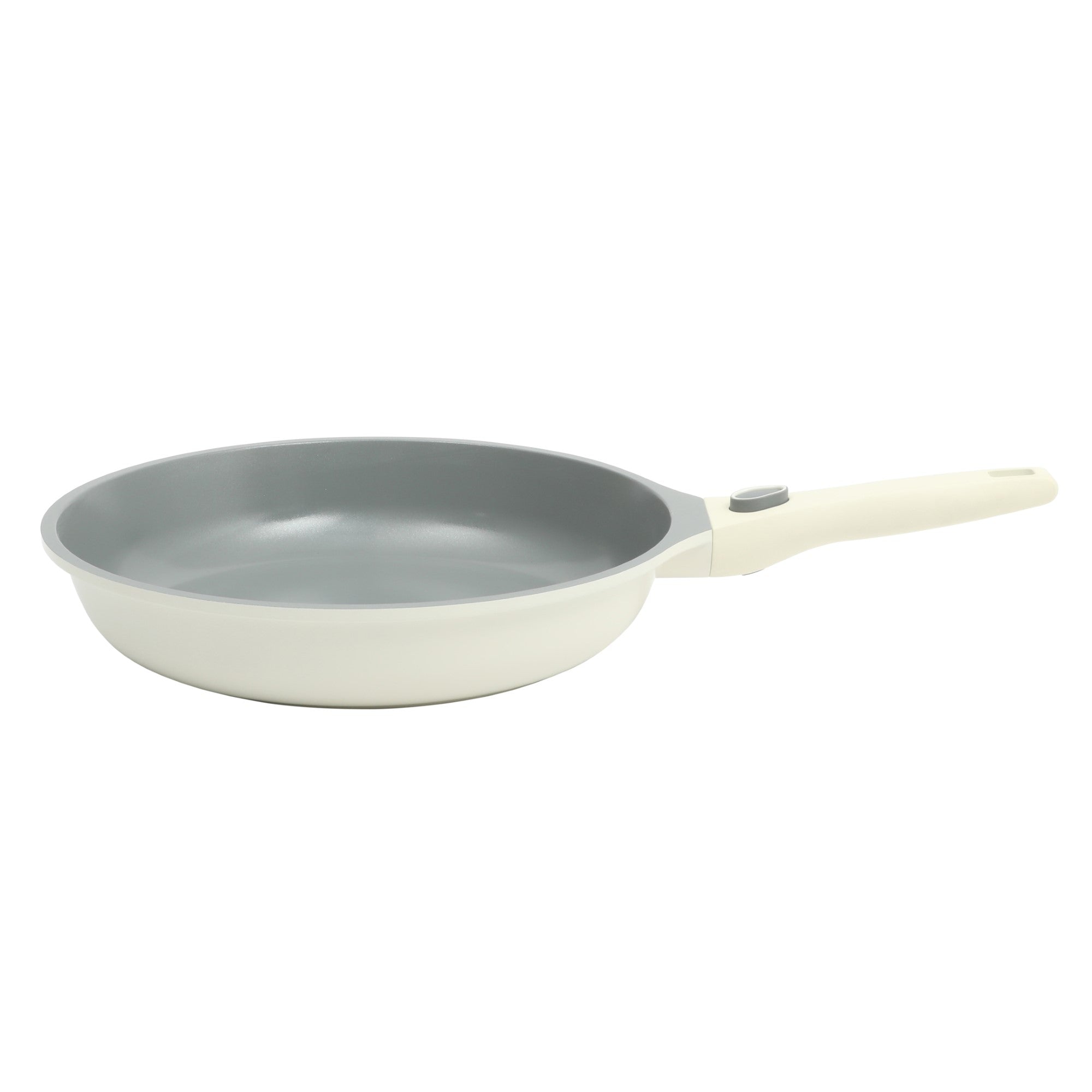 Sur La Table Kitchen Essentias Craft Studio Cast Aluminum Detachable Handle 8 and 10 Inch Fry Pan Set With PFA Free Premium Ceramic Non Stick Removable Handle Skillet Set - Induction Safe -Eggshell White - Image 5