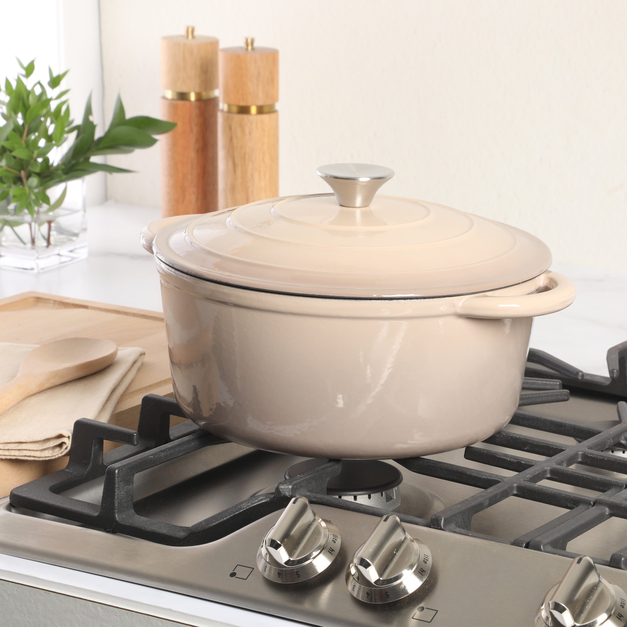 Gibson Home Addlestone 5 Quart Enameled Cast Iron Dutch Oven - Image 12