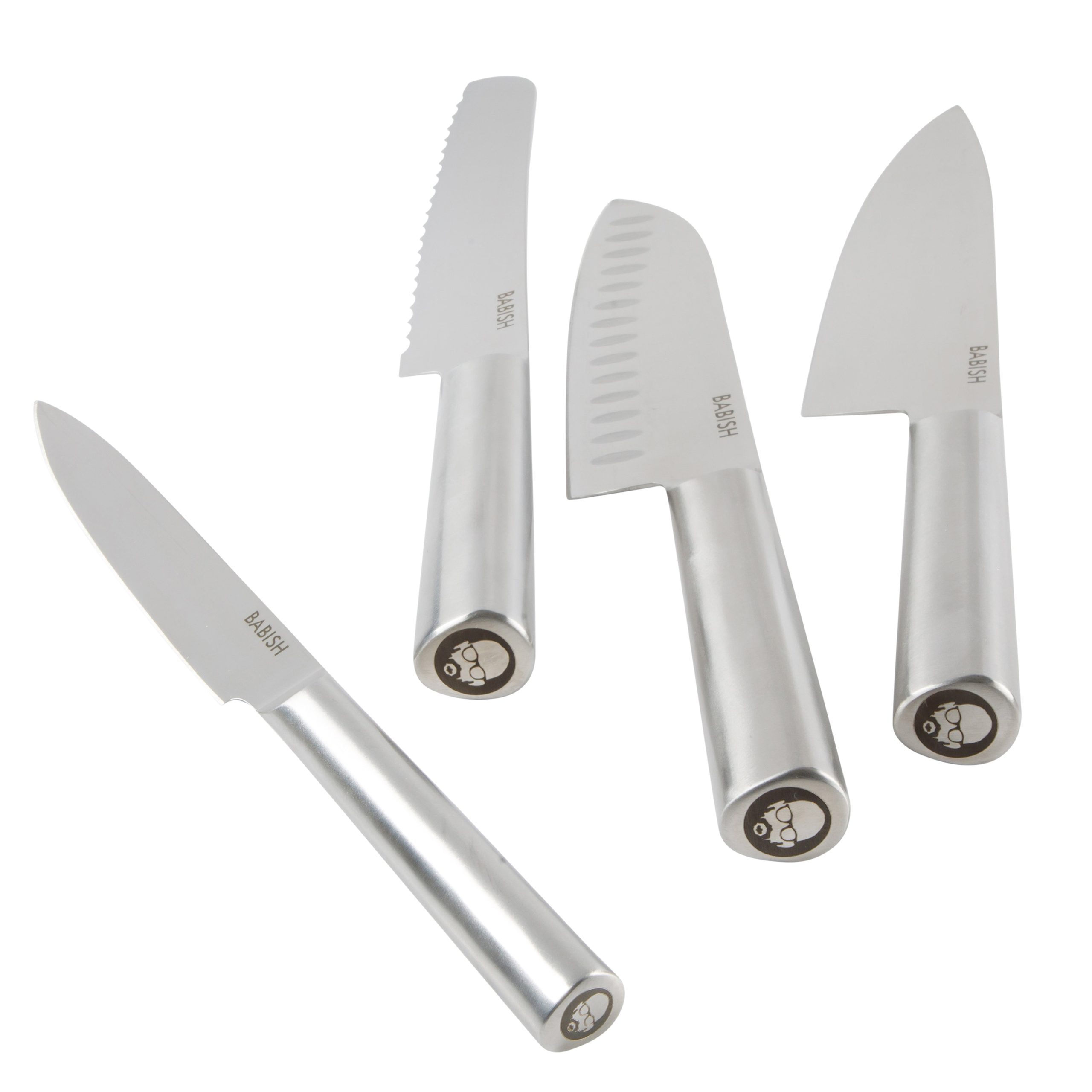 Babish 5 Piece 1.4116 German Steel Magnetic Knife Block Set Babish 5-Piece Forged Kitchen Knife Block Set – 1.4116 German Steel Cutlery with Magnetic Knife Holder – Professional Chef Knife Set - Image 3