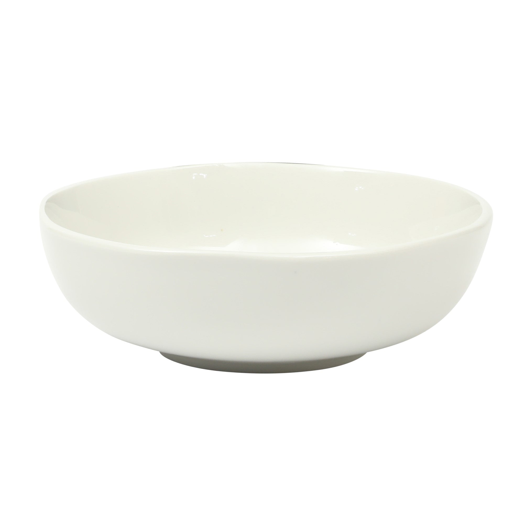 Gibson Home Lindendale 16 Piece Porcelain Ceramic Plates and Bowls Dishes Scratch and Chip Resistant Service for 4 Dinnerware Set - White - Image 8
