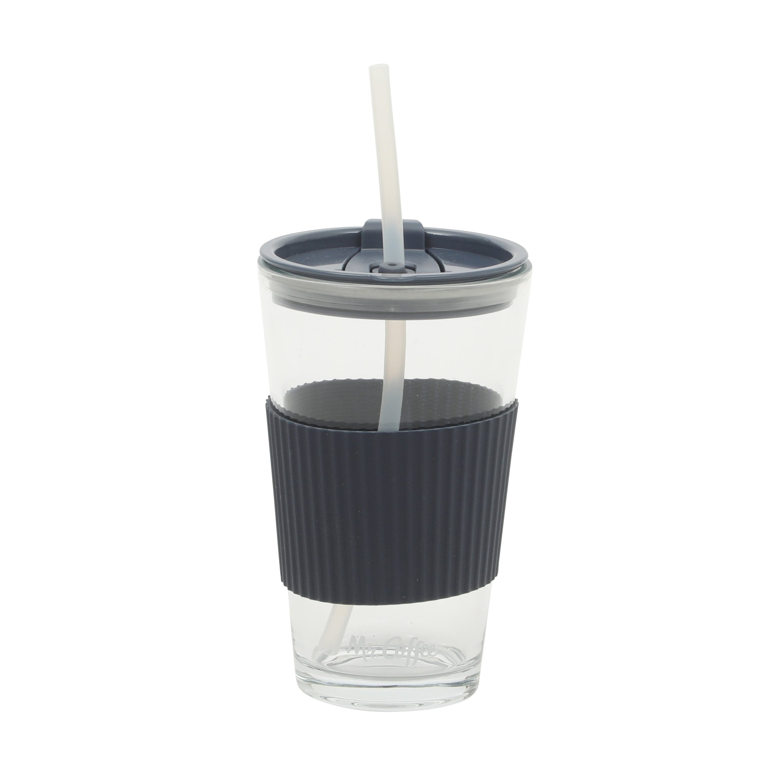 Mr. Coffee Sip Savvy 4-Pack 15oz Glass Tumblers with Lids and Straws – Reusable Iced Coffee Cups – Dishwasher Safe – To-Go Drinkware Water Glasses - Image 14