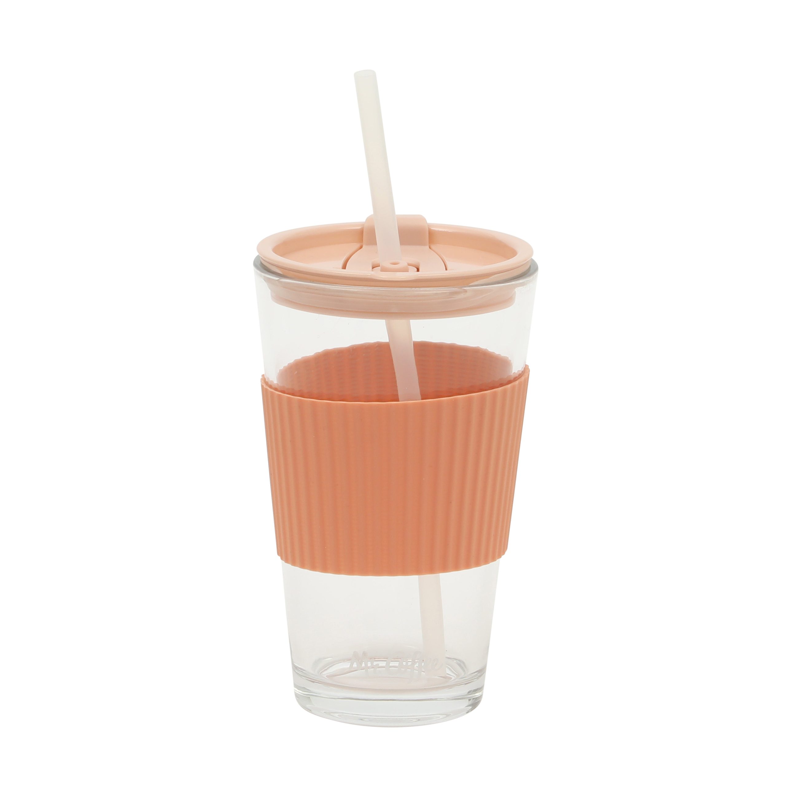 Mr. Coffee Sip Savvy 4-Pack 15oz Glass Tumblers with Lids and Straws – Reusable Iced Coffee Cups – Dishwasher Safe – To-Go Drinkware Water Glasses - Image 9